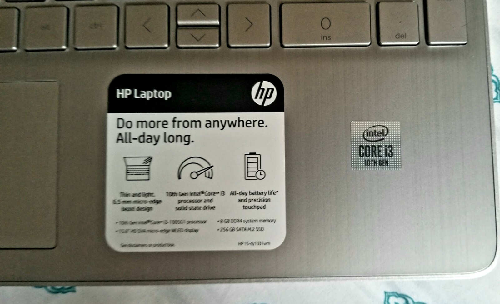 HP 15.6″ i5 11th Gen Intel Core™ 8GB/256GB Laptop-Silver With BOX
