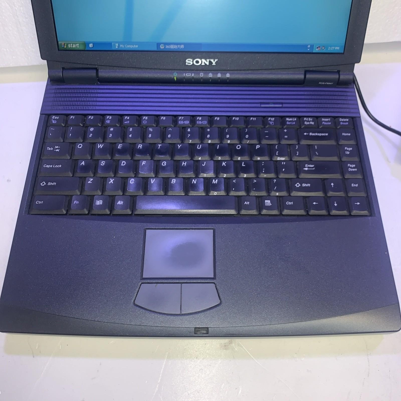 Sony Vaio PCG-9B3L AMD Athlon 4 1000MHz 256MB RAM 20GB HD Windows XP SP3