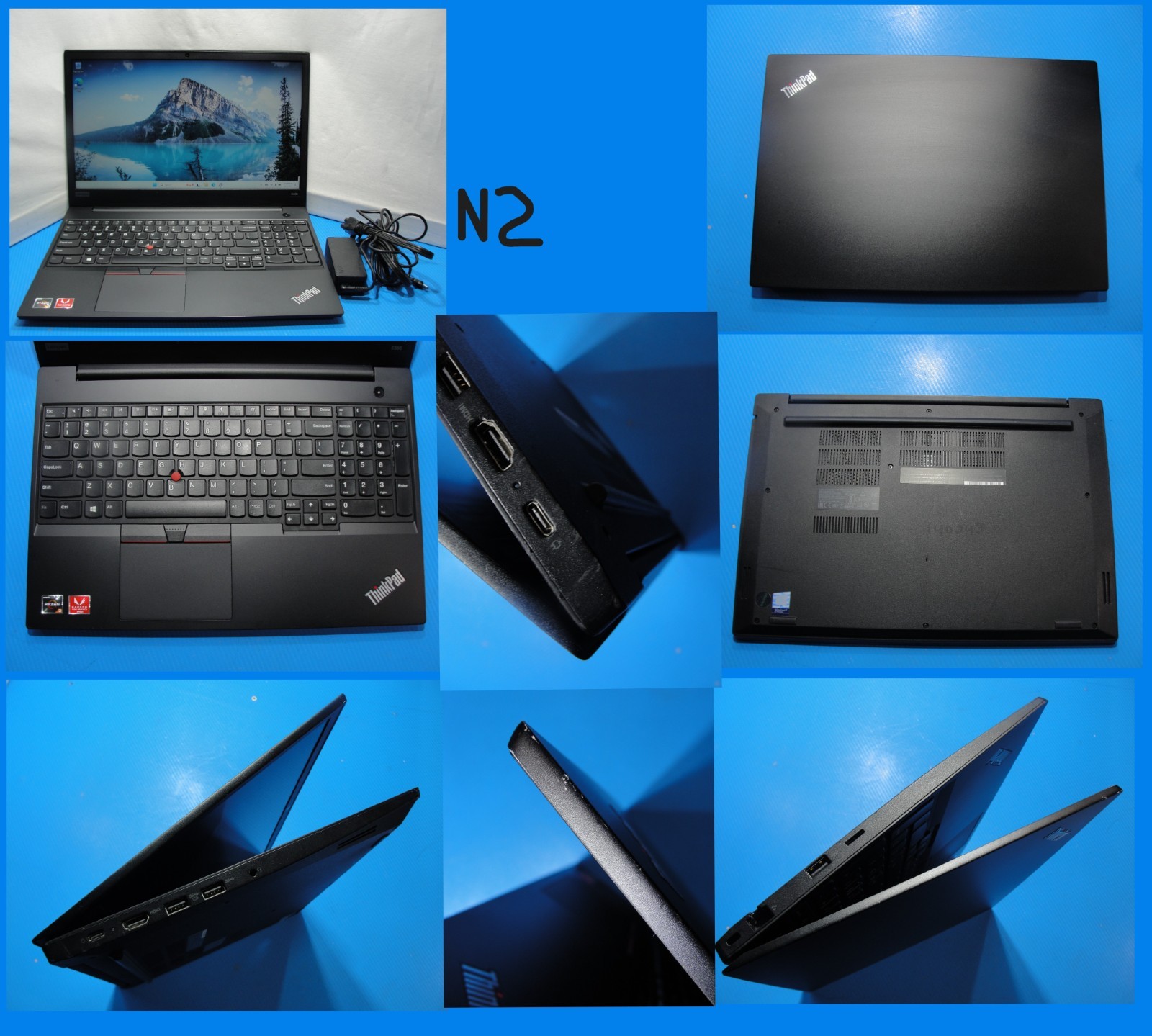 Lenovo ThinkPad E585 15.6” FHD AMD Ryzen 3 2200U 2.5GHz 4GB 240GB SSD