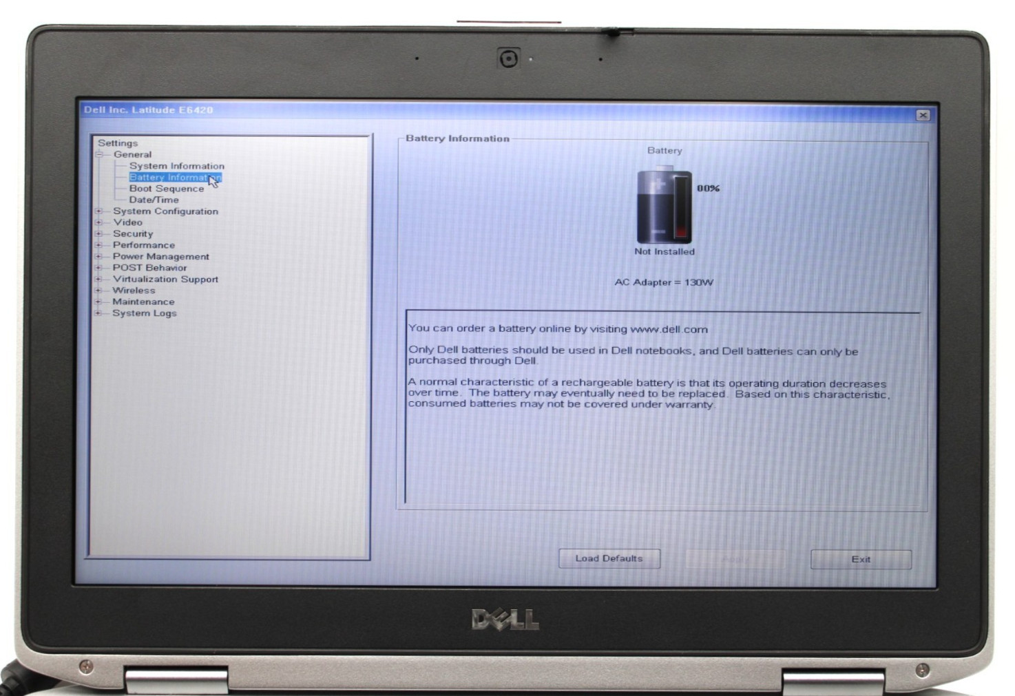 Dell Latitude E6420 i5-2540U@2.6GHz 8GB DDR3 NO STORAGE OR OS *USED/TESTED*