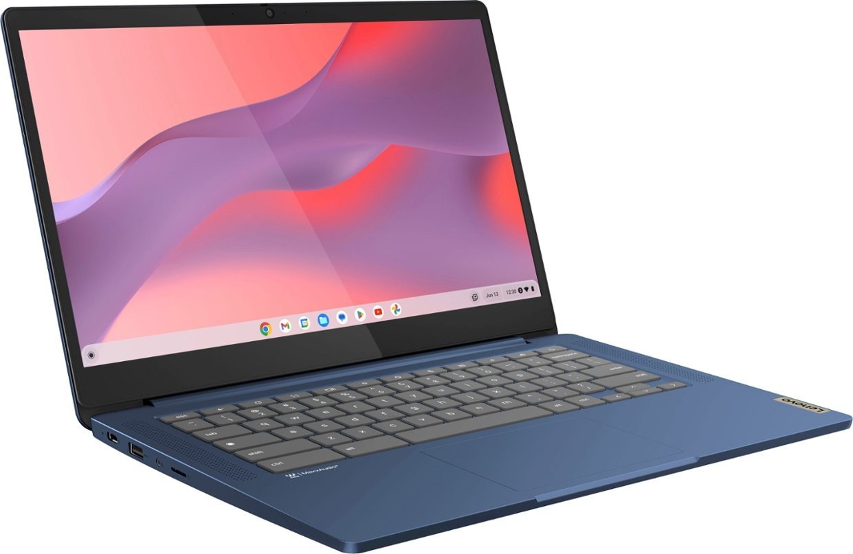 Lenovo Slim 3 14″Touch Laptop,MediaTek Kompanio 520, 4GB RAM, 128GB eMMC US