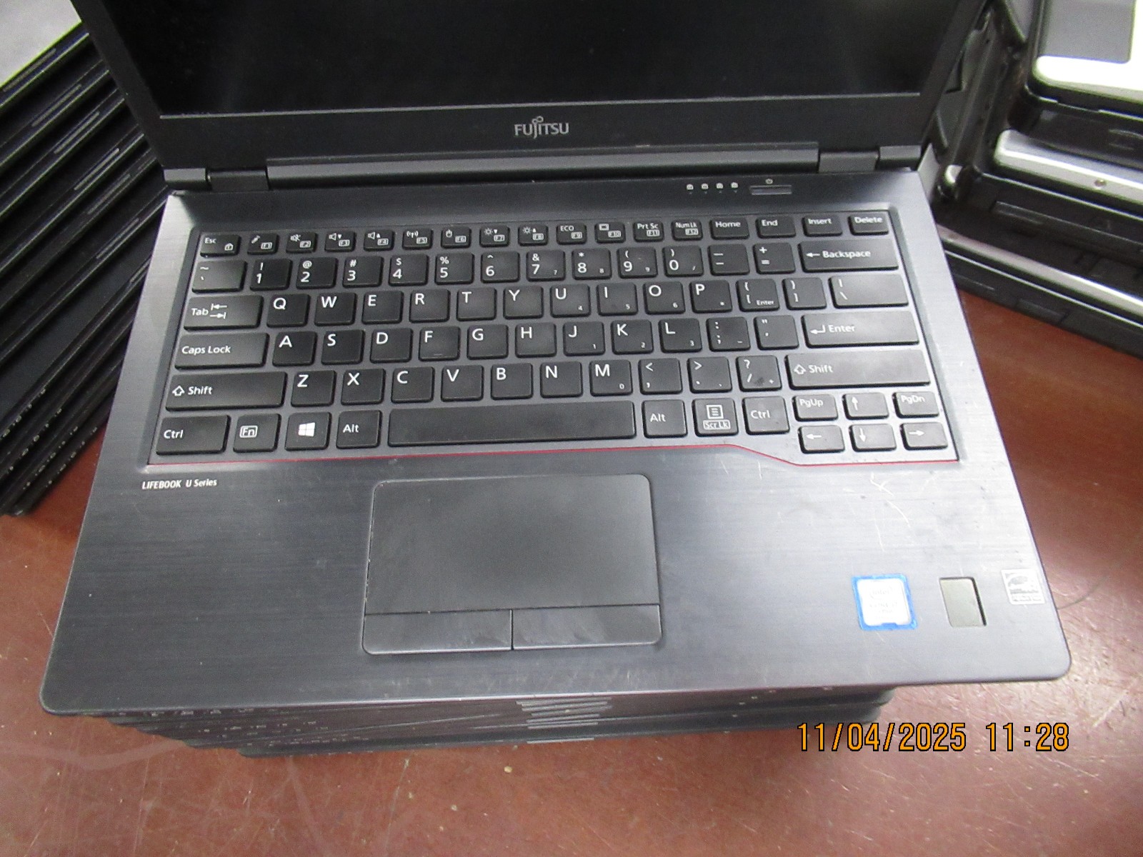 Lot of 10 Fujitsu Lifebook U749 i7 8665U 1.90GHz Laptop [NO RAM/HDD/OS/AC]