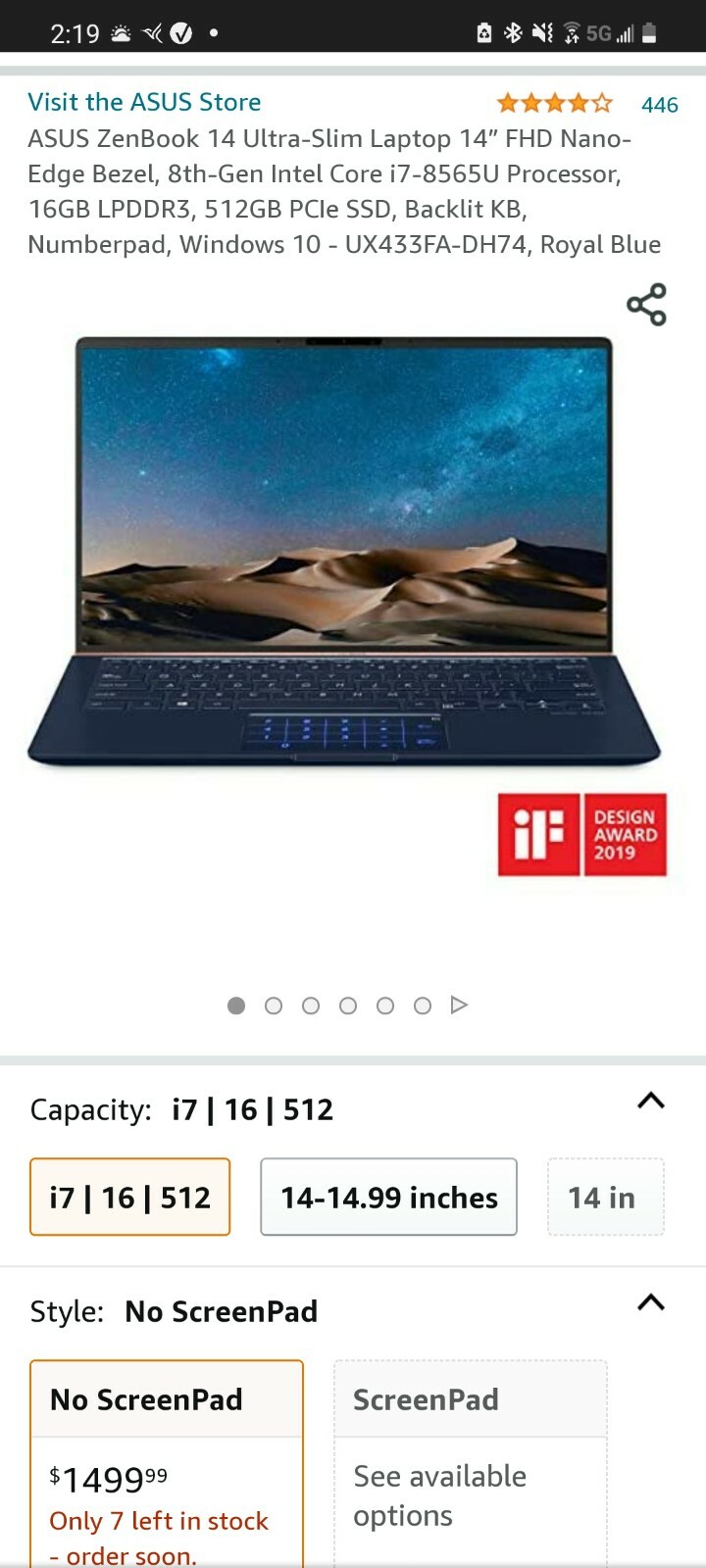 asus zenbook 14 ux434
