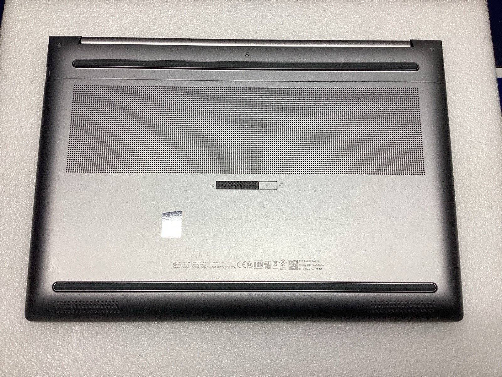 HP ZBook Fury 16″ G9 WS PVCY Intel i9-12900HX 2.30GHz A4500 5G WWAN 32GB 2TB SSD