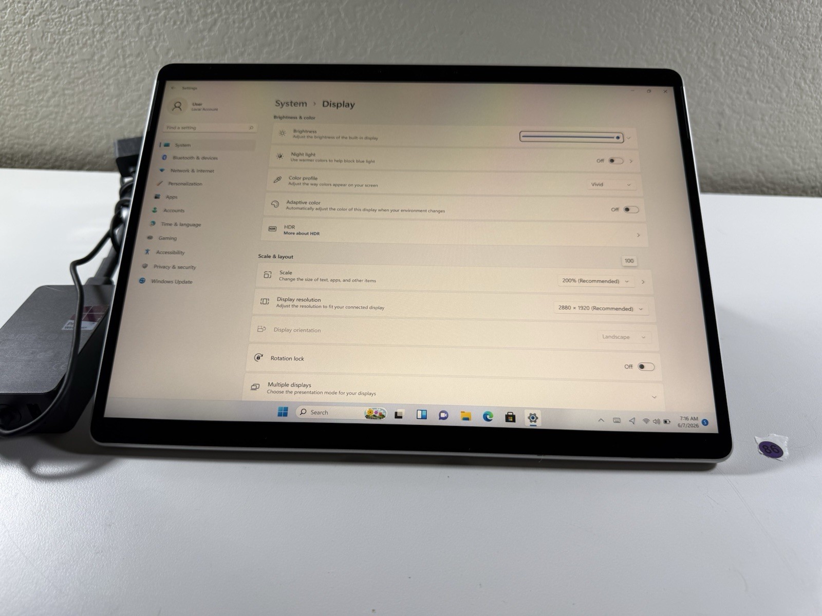 Microsoft Surface Pro 8 (1982) i5-1145G7 – 16GB RAM – 256GB 120Hz – Win 11 Pro