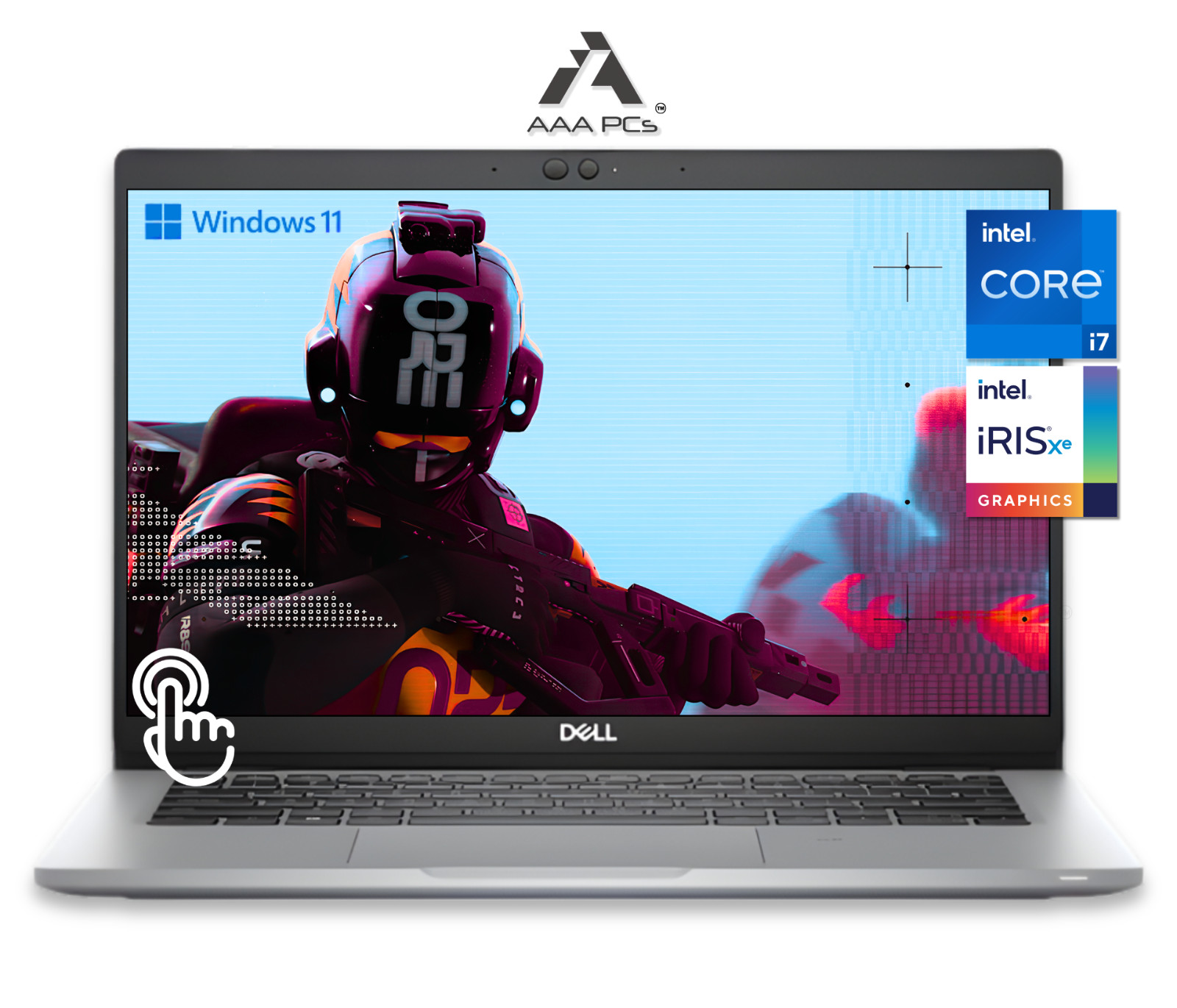Dell FHD Touchscreen i7 Light Gaming Laptop 16GB | 512GB NVMe SSD | Win 11 Pro