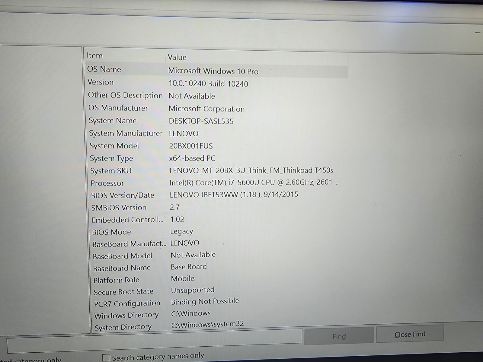 Lenovo ThinkPad T460s 14″ Black FHD i7-5600U 2.60GHz 8GB 512GB SSD
