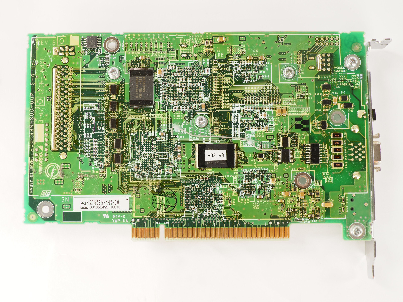 YASKAWA JAPMC-MC2102T-E MP2101T P4190A YL PCI Card