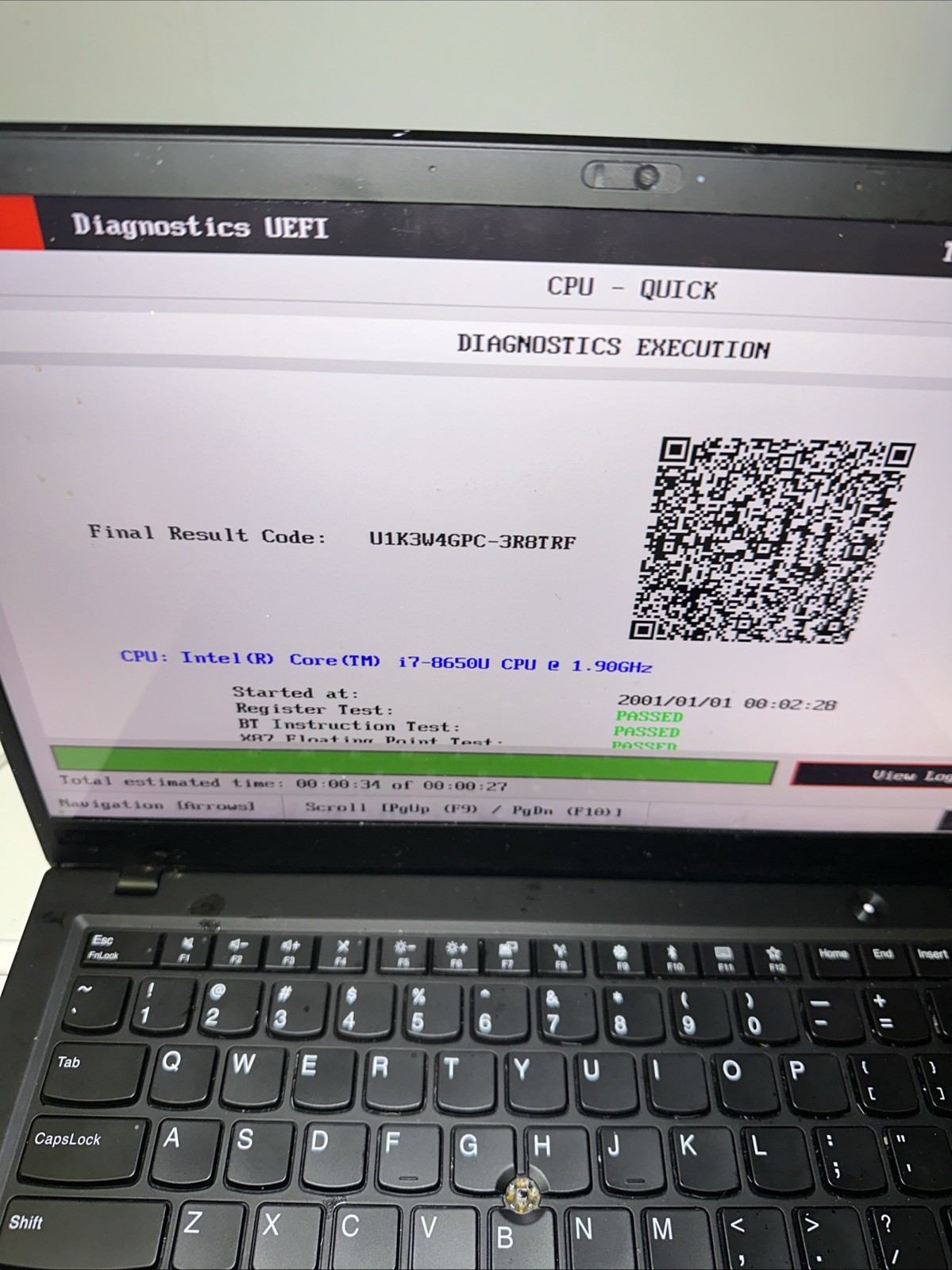 Lenovo ThinkPad X1 Carbon Gen 6 i7‑8650U NO RAM NO SSD Rubber Trackpad MISSING