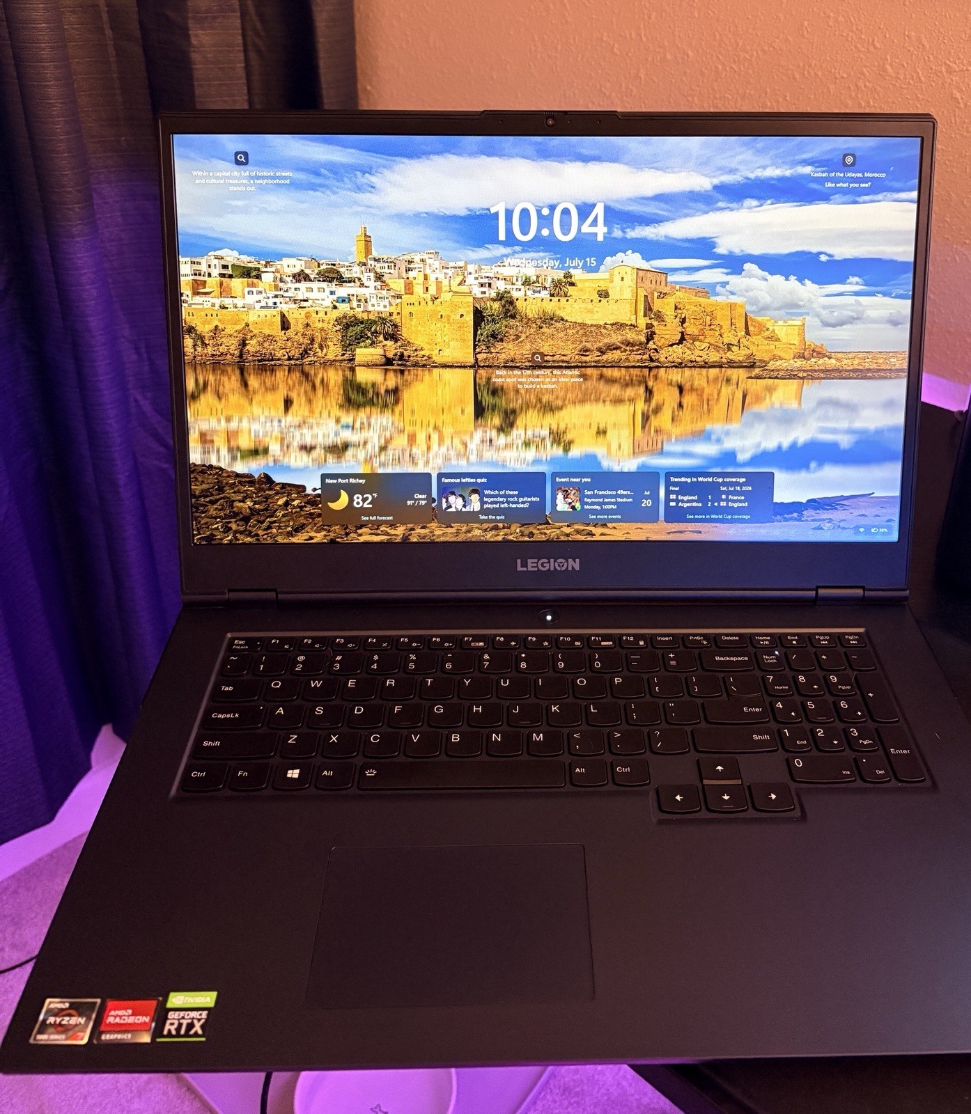 Lenovo Legion 5 17ACH6H 17in Ryzen 7 5800H 16GB RTX 3060 500GB SSD W11