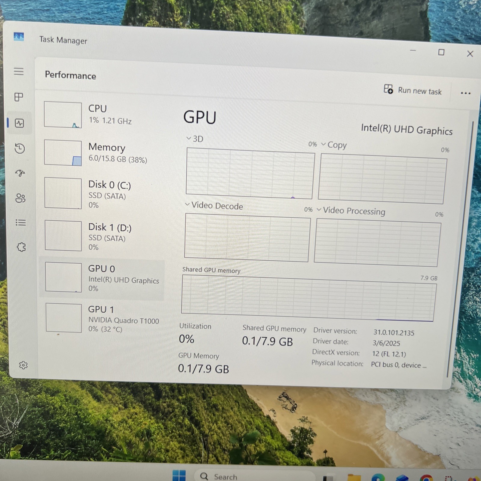 Dell Precision 5550 I7-10750H @ 2.60GHZ 512GB SSD 16GB Ram Windows 11 Pro