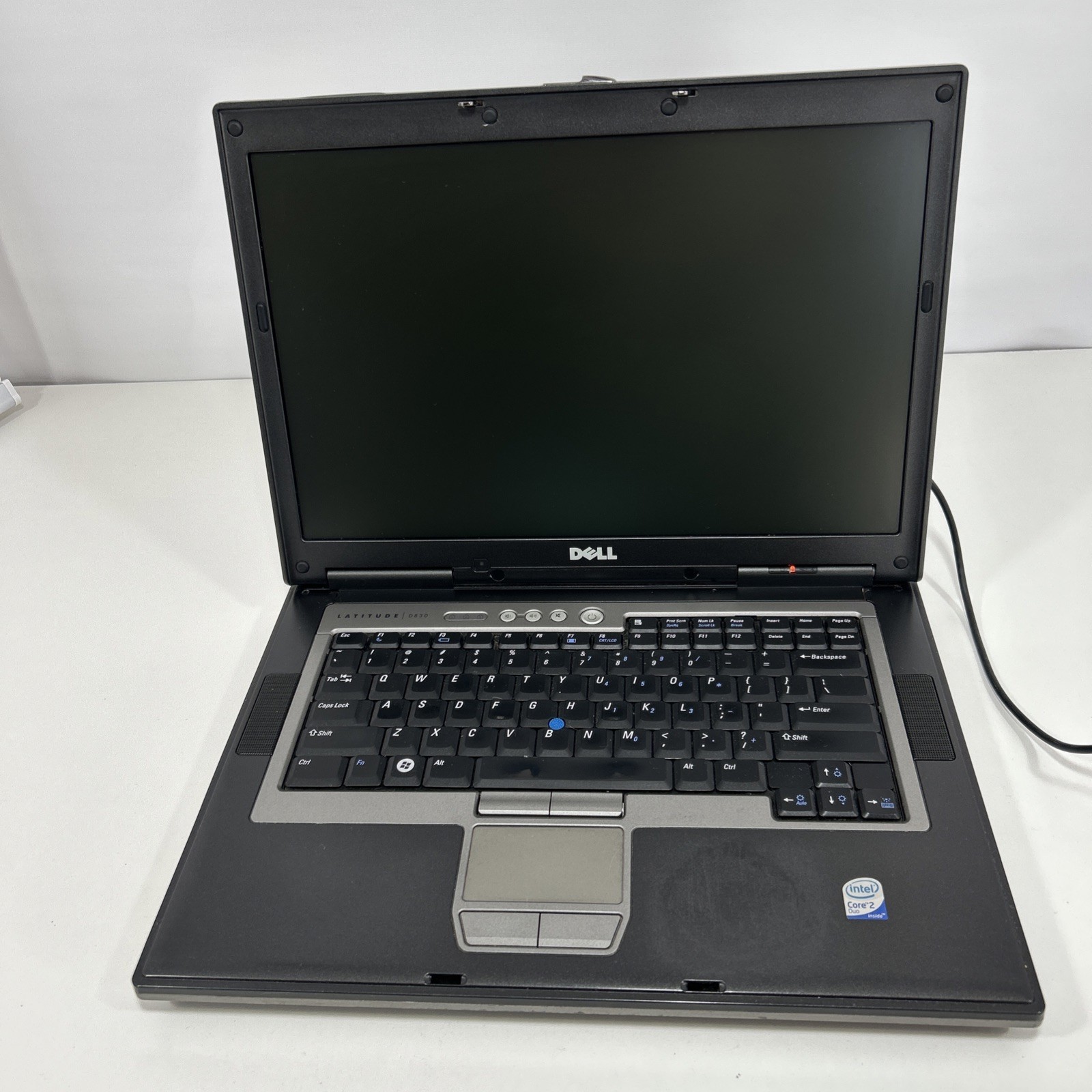 Dell Latitude D830 Core 2 Duo 2GB Ram 500GB HDD Win7Pro/WinXP Charger NO BATTERY