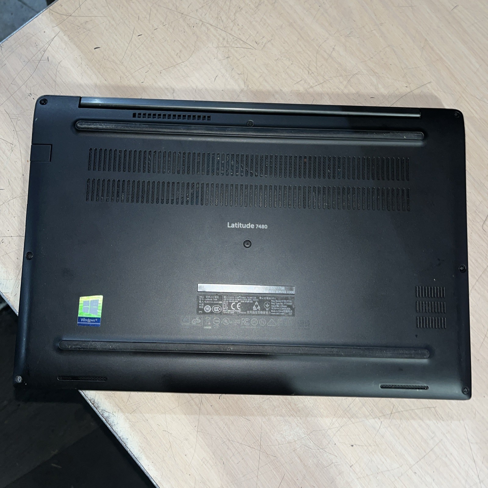 DELL LATITUDE 7480 INTEL CORE I7-7600U 2.80GHZ 8GB RAM NO HD ,