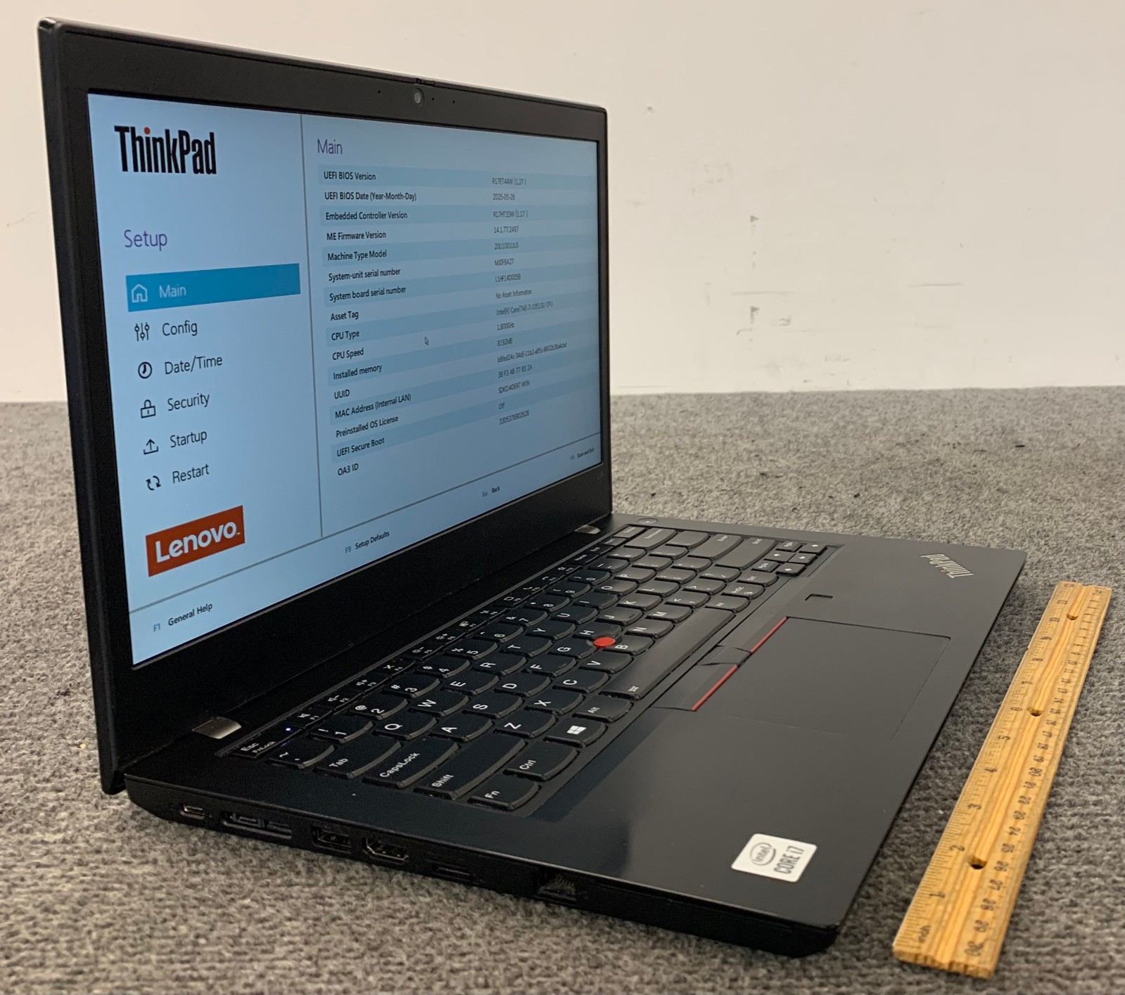 Lenovo ThinkPad L14 Gen 1 14″ Laptop i7-10510U, No RAM/Storage, Remote Managed