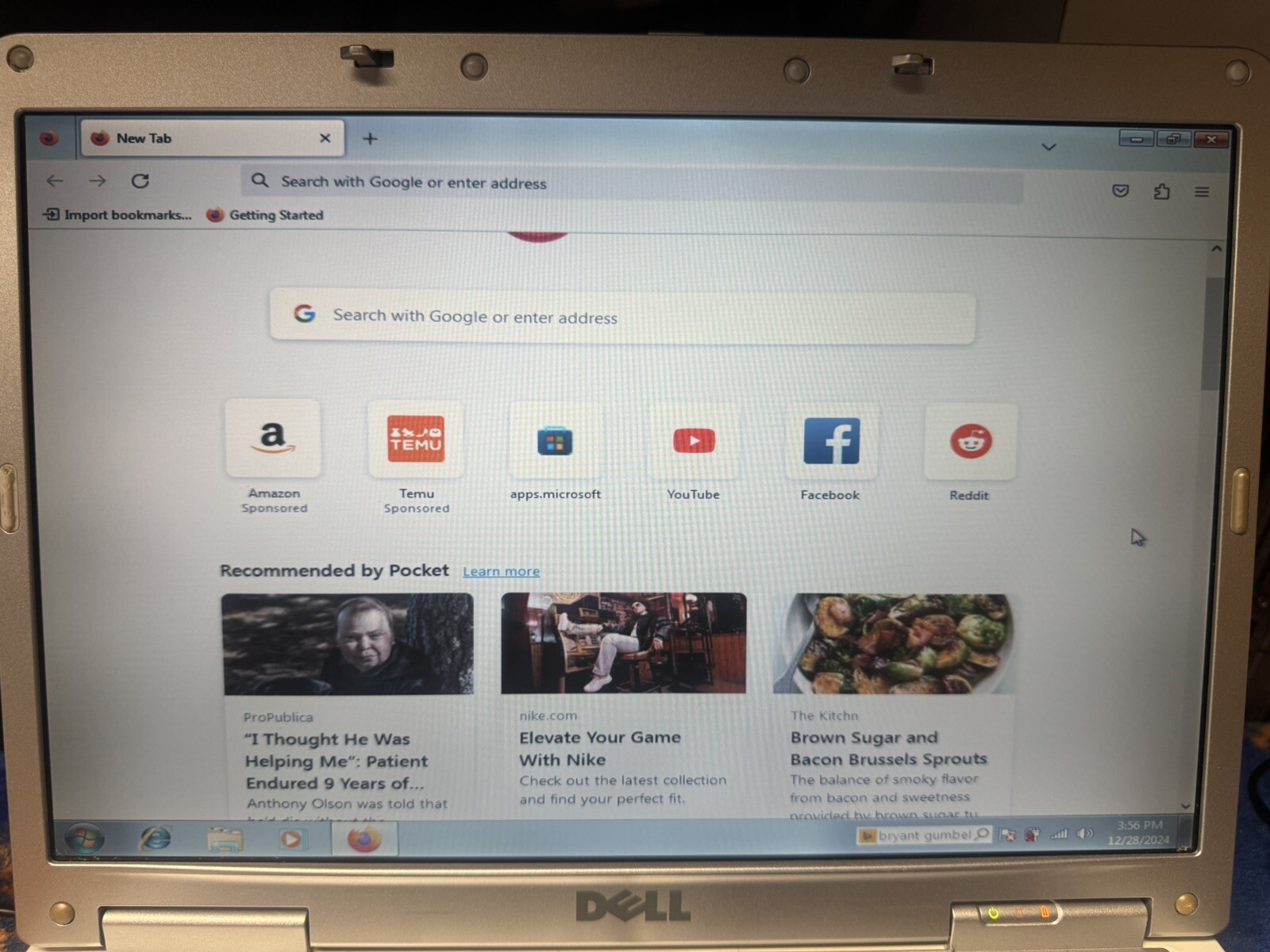 Dell Inspiron 6000 Laptop, 15.1 TFT, Win10Home, Celeron 1.33, 80GB, 2GB, DVD-RW