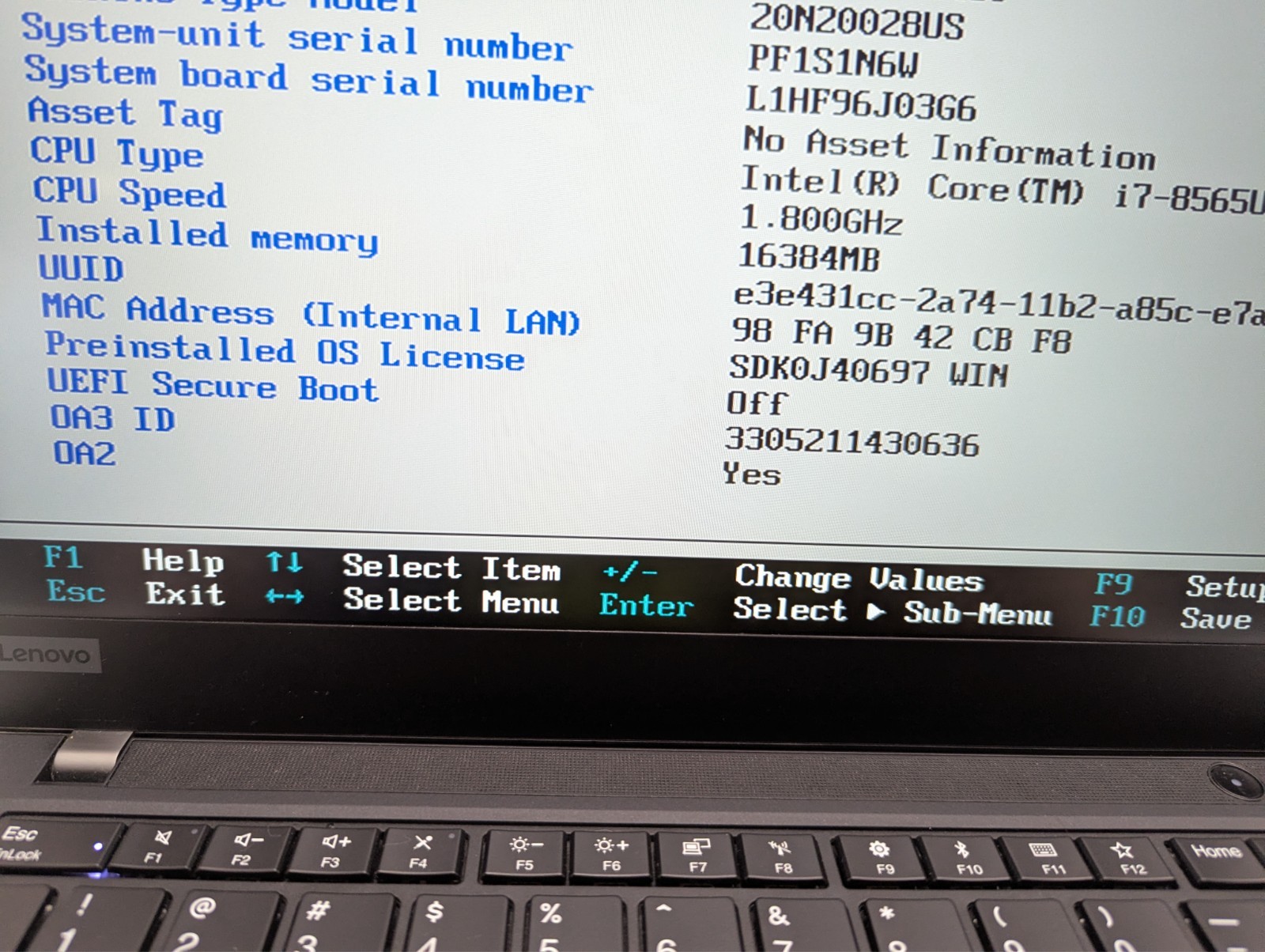 Incomplete Lenovo ThinkPad T490 14″ Laptop Intel Core i7-8565U 1.80GHz 16GB RAM