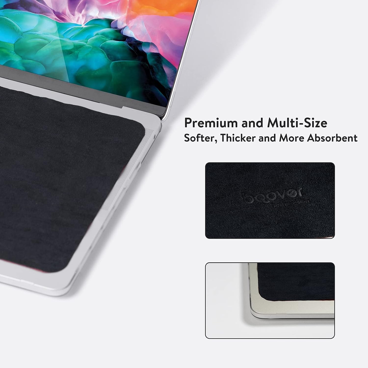 Screen Protector for 13″ MacBook – Microfiber Cleaning Cloth, 2 Pack