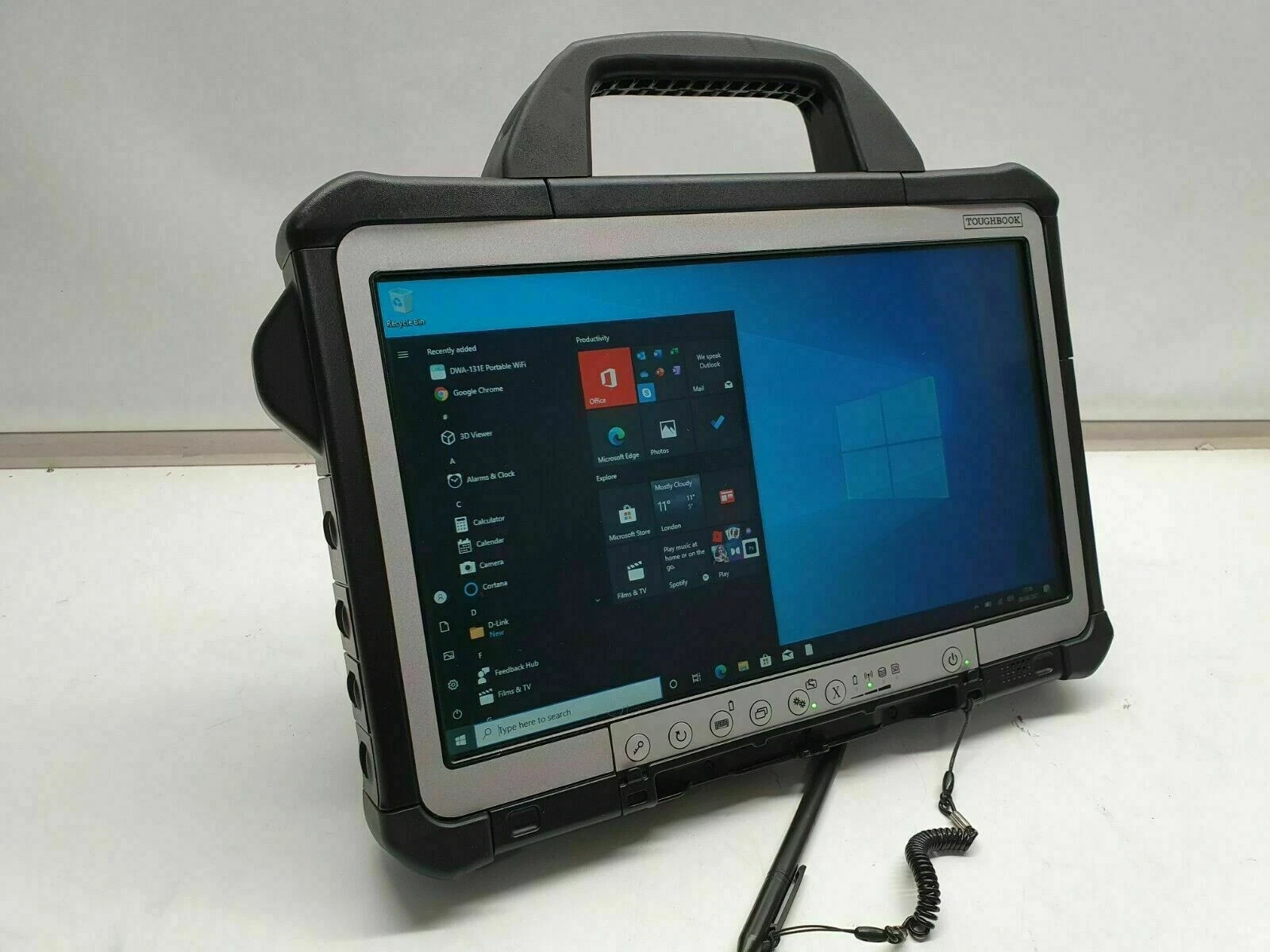 PANASONIC TOUGHBOOK CF-D1 MK3 i5-6300U 2.40GHZ 16GB 1TB SSD XENTRY TABLET 290HRS