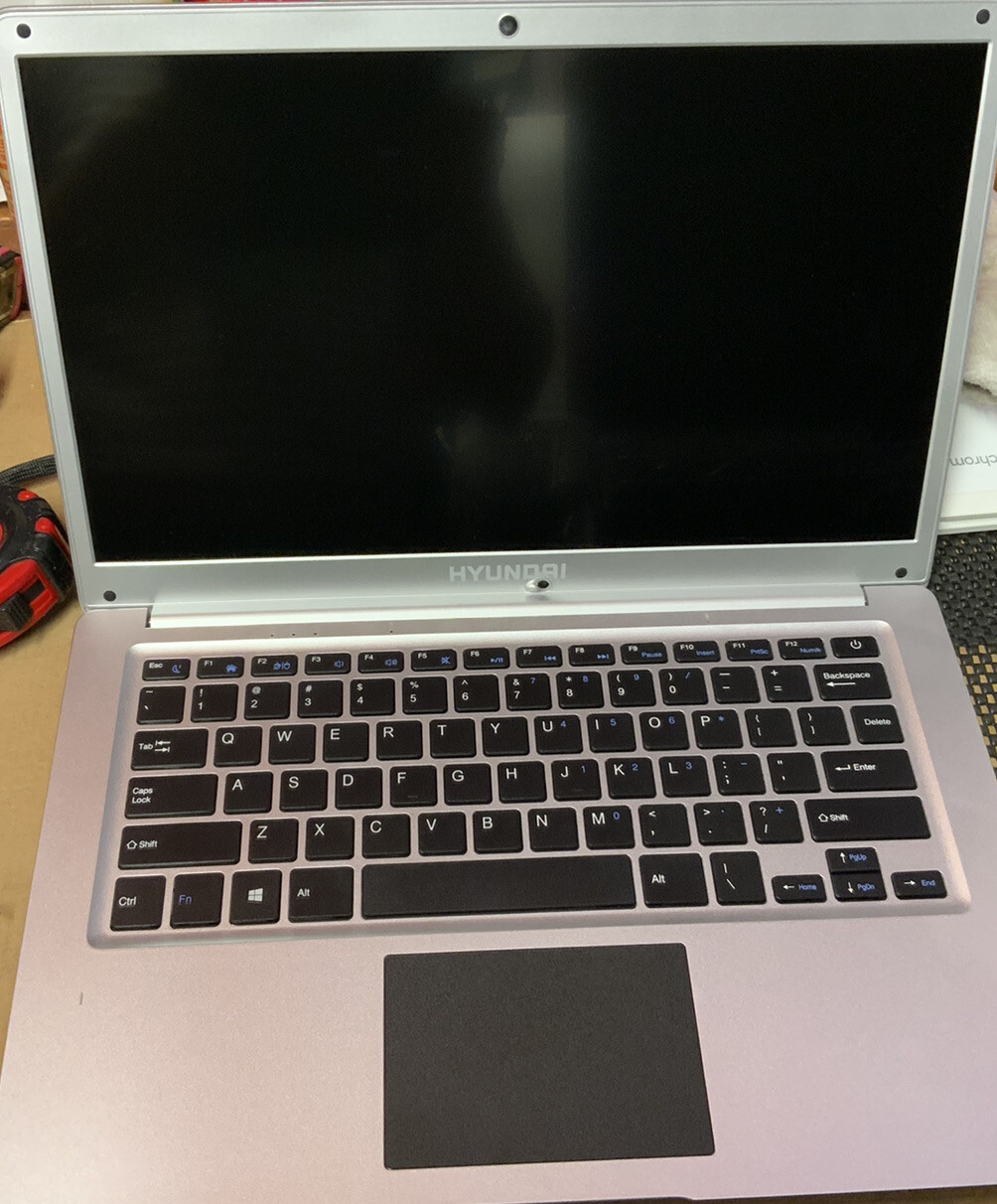 ✅ Hyundai ThinNote-A 14.1″ Intel FOR PARTS‼️, Bad Screen, NO HARD DRIVE, AS IS