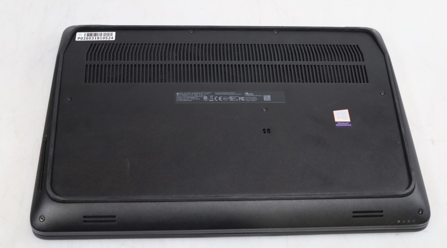 HP ZBook G4 15″ Intel i5-7440HQ 8GB DDR4 No HDD BATT COA OS