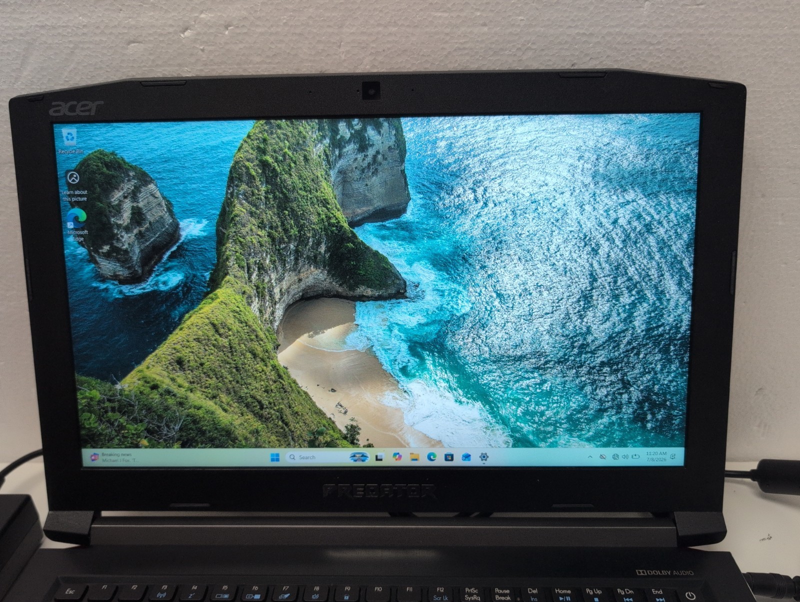 🎸 ACER Predator G3-571 15.6″ Laptop i7-7700HQ /16GB/256GB/GTX 1060 6GB/Win11