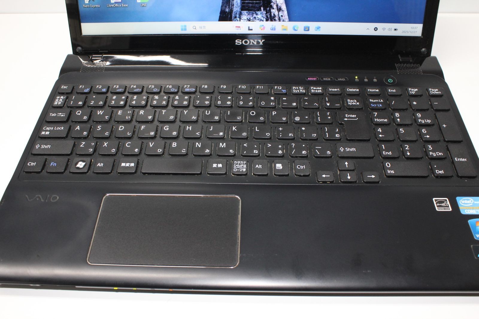 Sony Vaio SVE151B11N Core i5-2450M RAM 8GB SSD 256GB Win11 Home