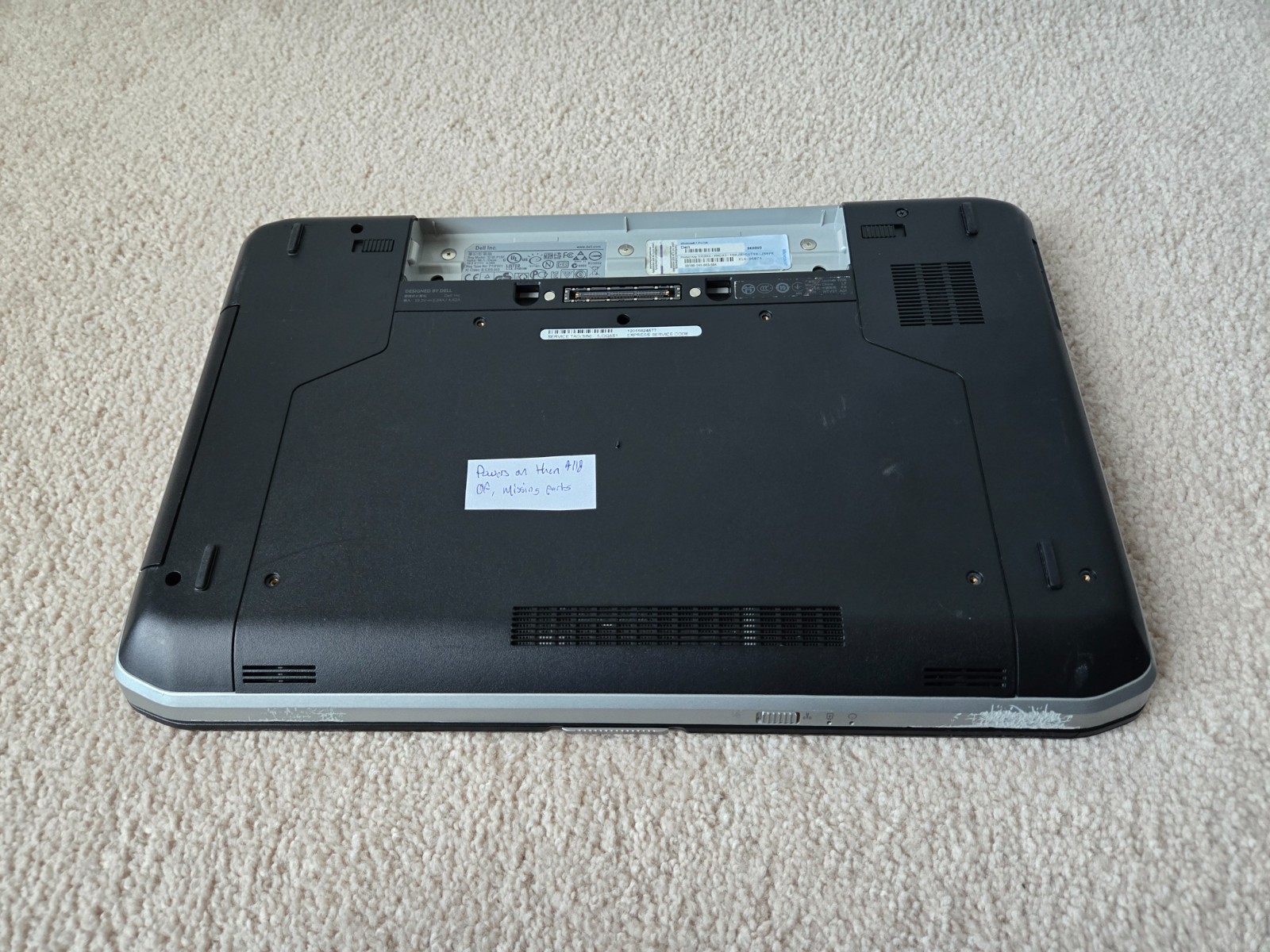 Dell P15F Latitude E5520 15.6″ Laptop Intel Core I5-2520M No Power READ