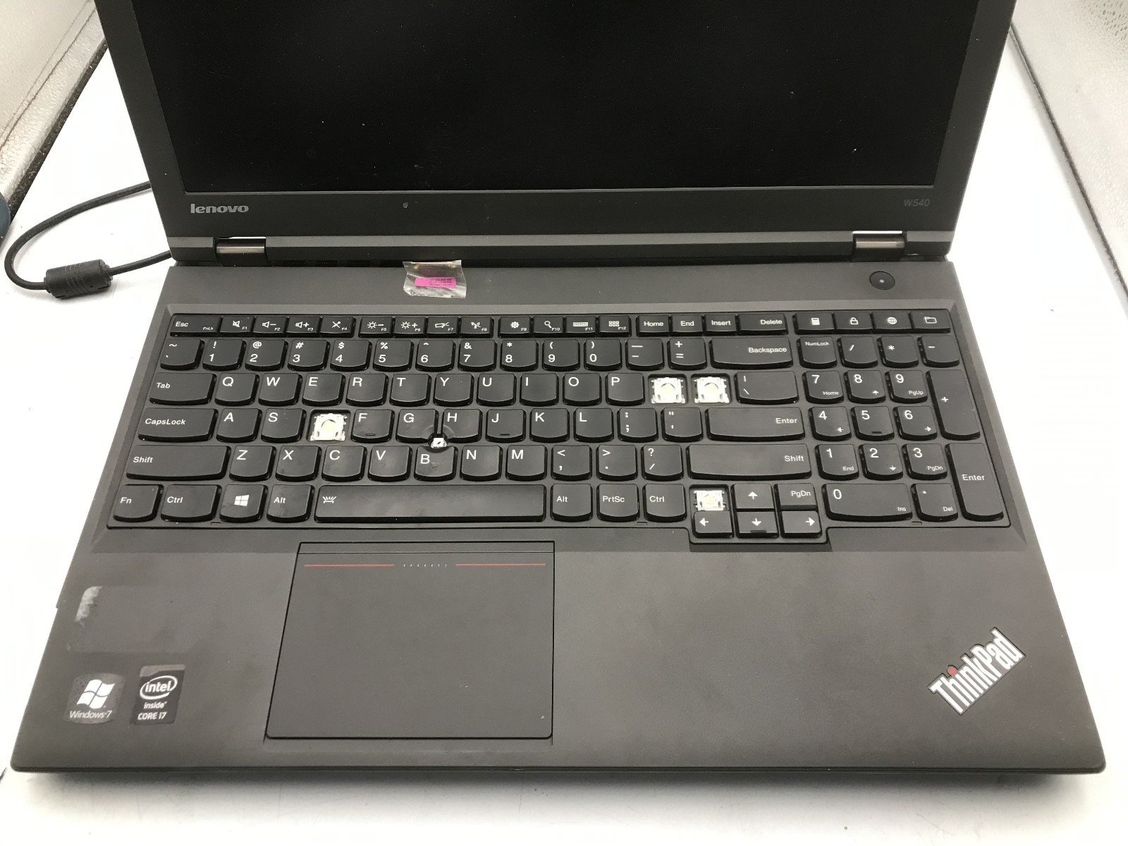 LENOVO THINKPAD W540 – FOR PARTS/BAD LCD – INTEL I7 4TH GEN – NO RAM – READ – BB