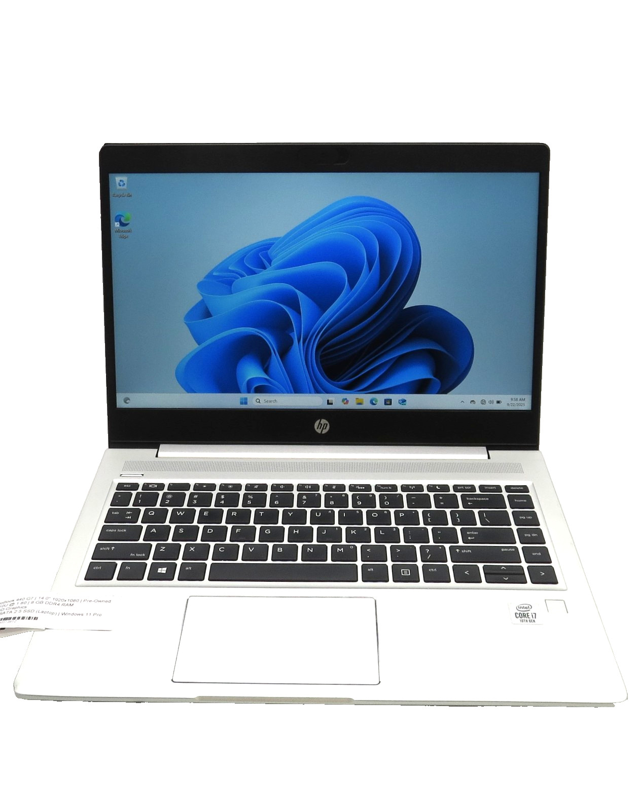 HP ProBook 440 G7 _ i7-10510U @ 1.8 _ 8GB RAM _ 480GB SSD _ W11P