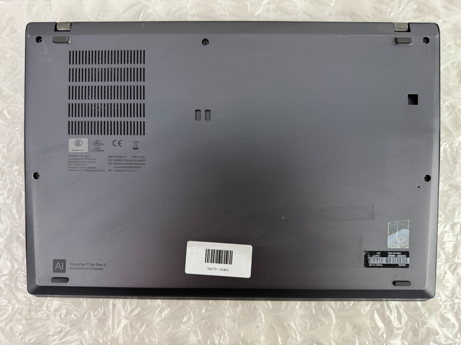 Lenovo ThinkPad T14s Gen 2 i7-1185G7 16GB 256GB SSD 14″ FHD Win 11 Pro (READ)