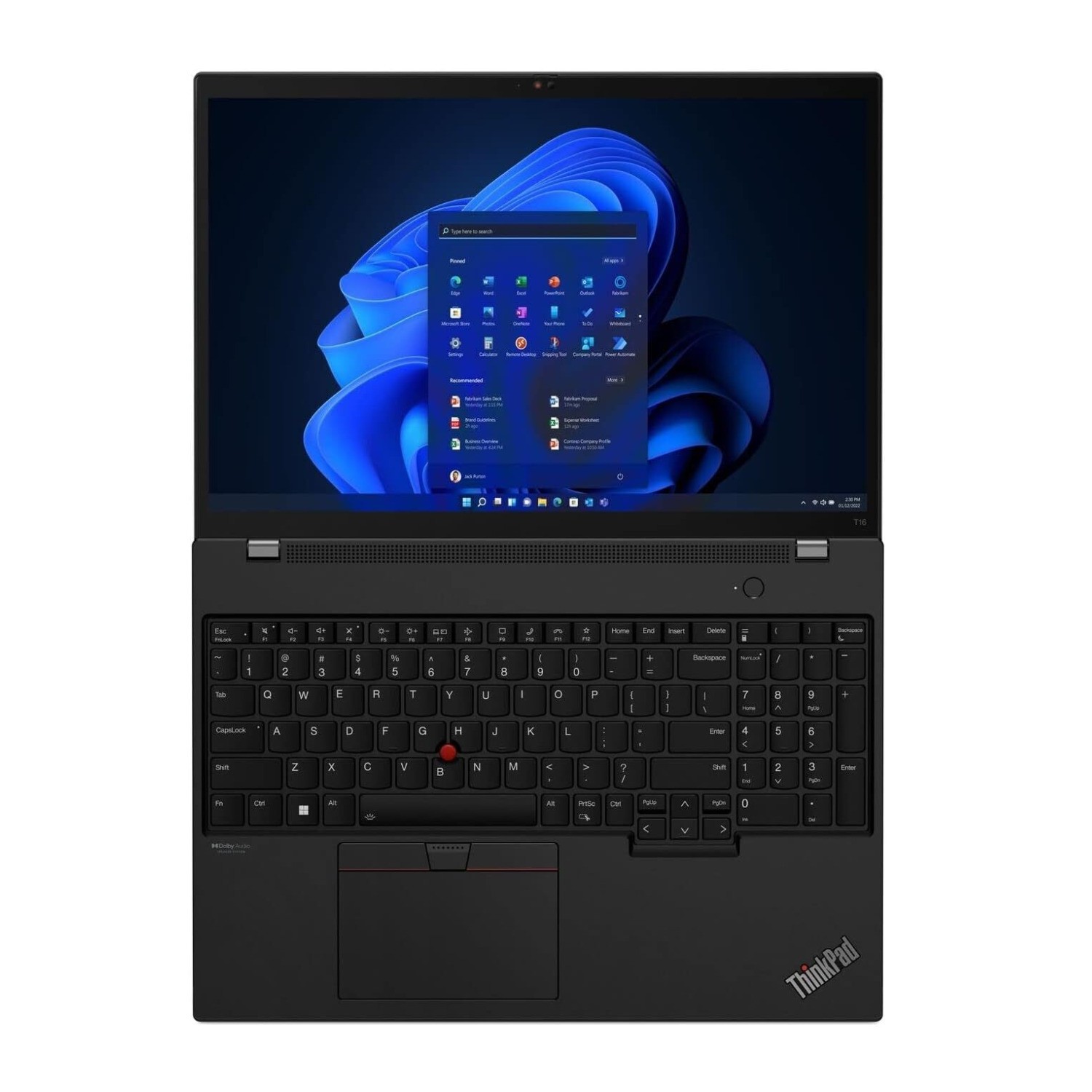 Lenovo ThinkPad T16 Gen 1 16-Inch WUXGA Intel Core i5-1240P 32GB 512GB W11 Pro