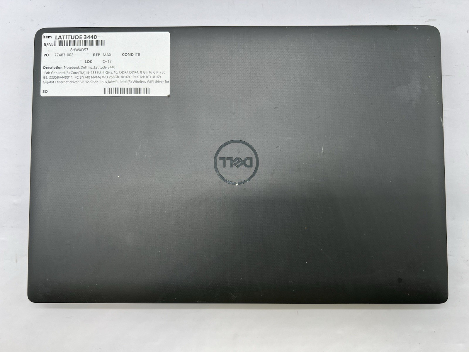 Dell Latitude 3440, Core i5 13th Gen, 4.5GHz, 24GB RAM, 256GB NVMe-No OS/Charger