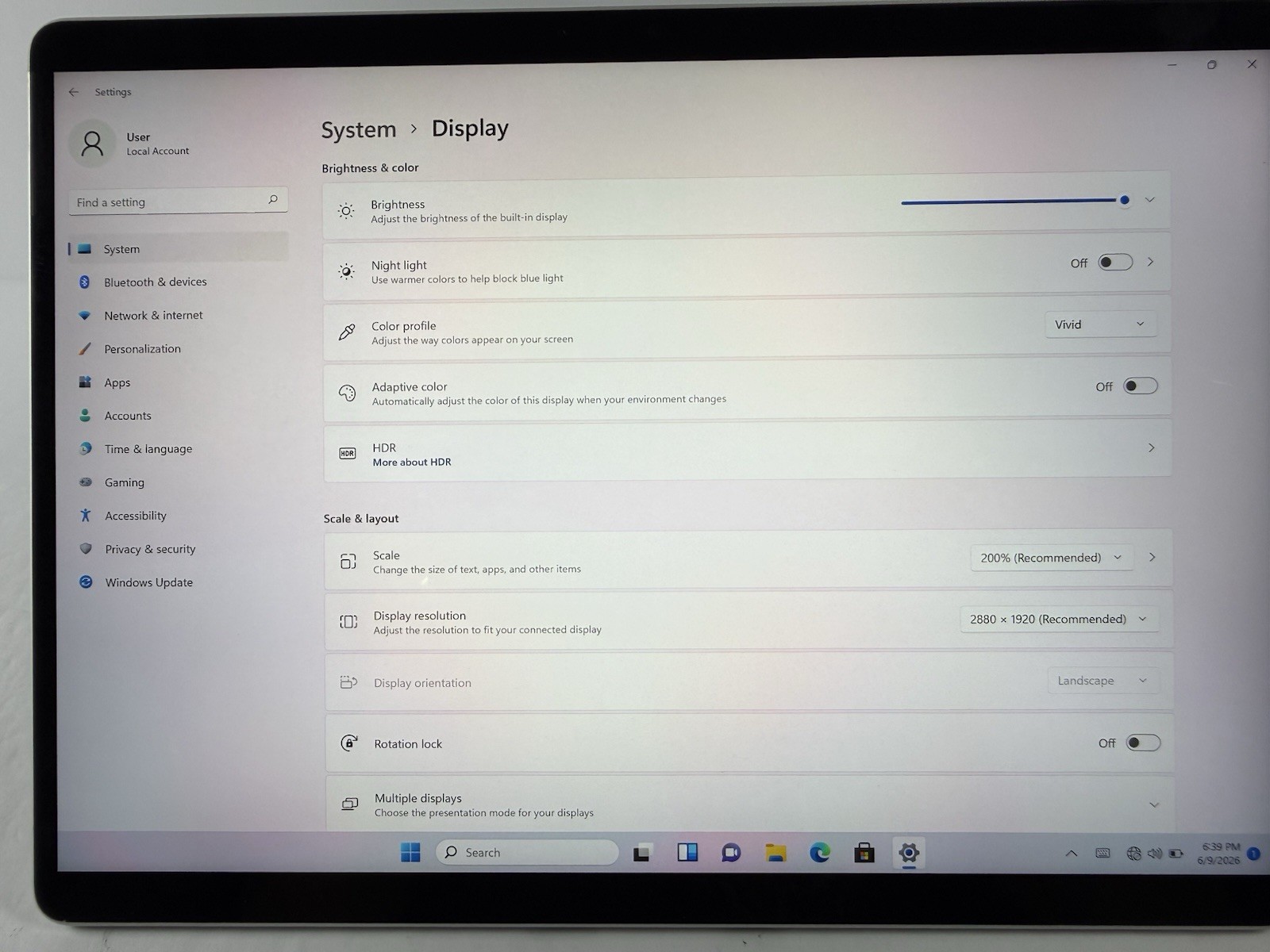 Microsoft Surface Pro 8 (1982) i5-1145G7 – 16GB RAM – 256GB 120Hz – Win 11 Pro