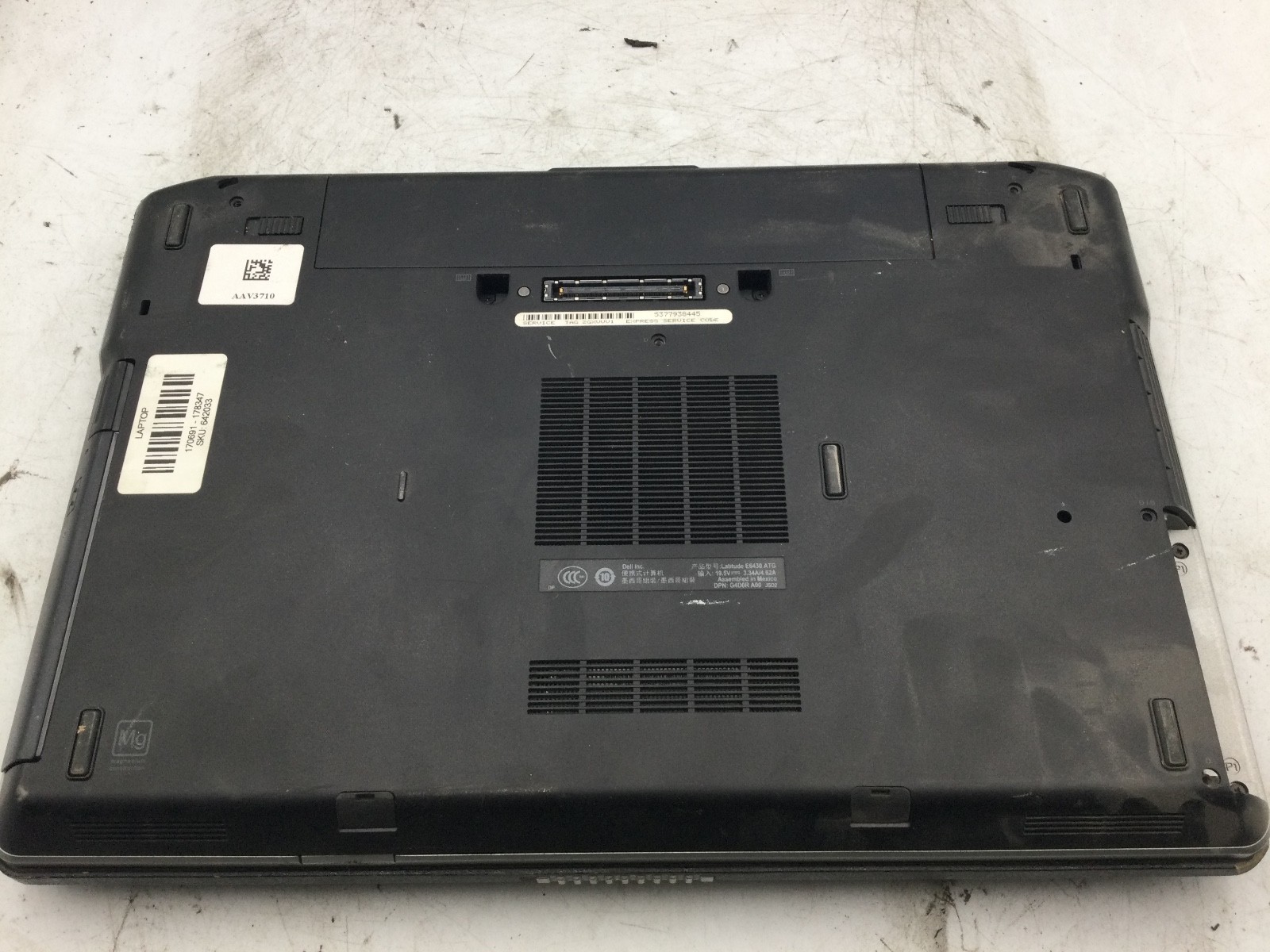DELL LATITUDE E6430 – BOOTS TO BIOS/BIOS LOCK – INTEL I5 3230 – NO RAM -READ-BB
