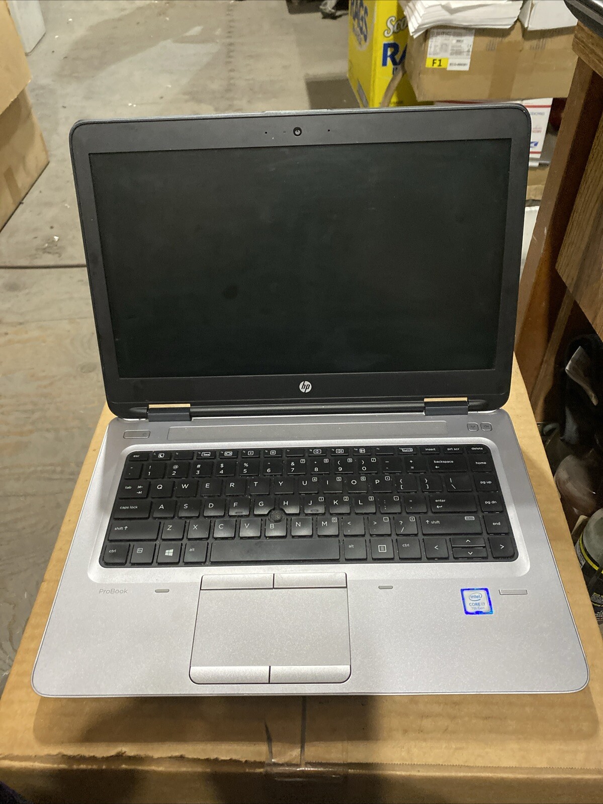 HP PROBOOK 640 G3 INTEL CORE i7-7600U 2.80GHZ 16GB RAM **BIOS L0CKED /NO BATTERY