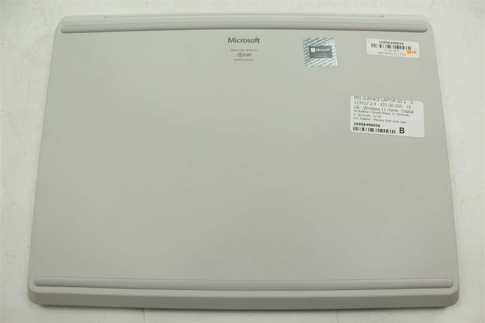 Microsoft Surface Laptop Go 2 2013 12.4″ i5-1135G7 256GB SSD 16GB RAM W11H