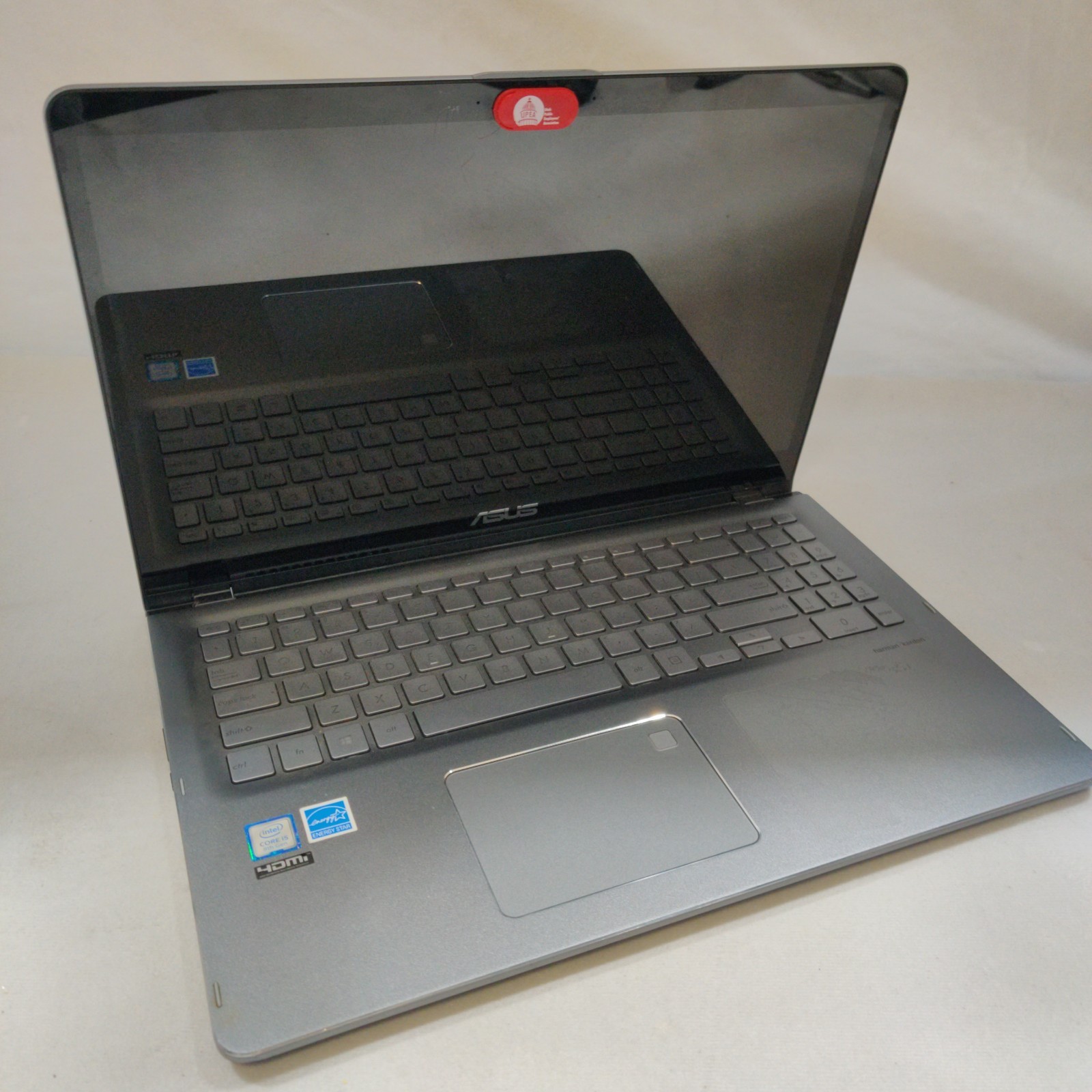 ASUS NOTEBOOK Q505U i5-8250U 12GB 256GB SSD FOR PARTS NO BATTERY CRACKED SCREEN