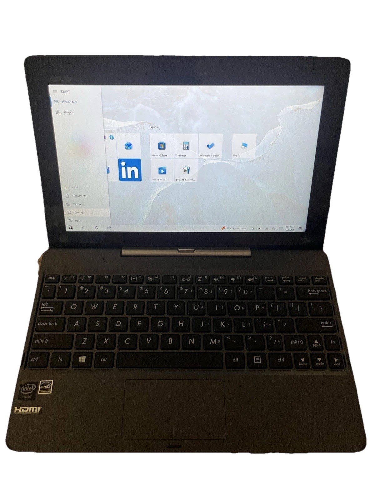 ASUS Transformer Book T100TAF 10.1″ 32GB, Intel Atom Quad-Core, Windows 10