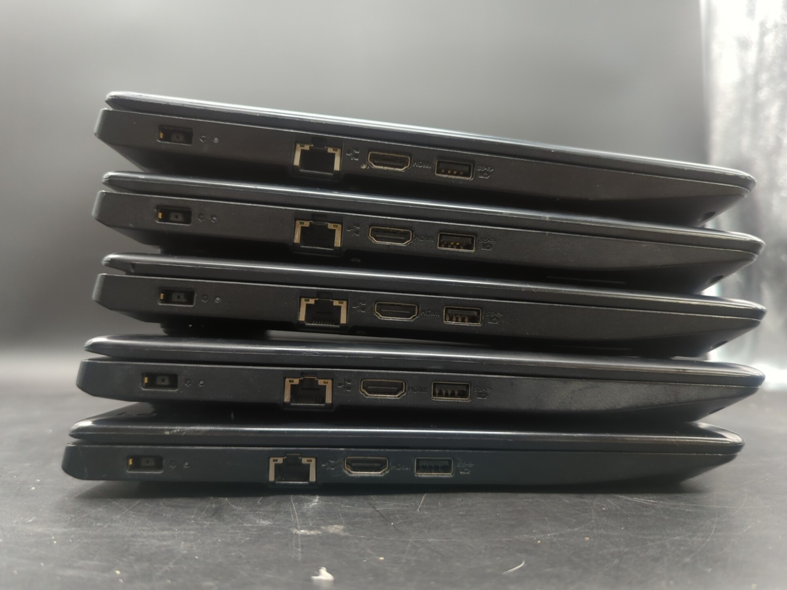 Lot of 5: Lenovo: ThinkPad E470: i3 7th Gen: 4/8GB RAM: 168GB SSD: No OS