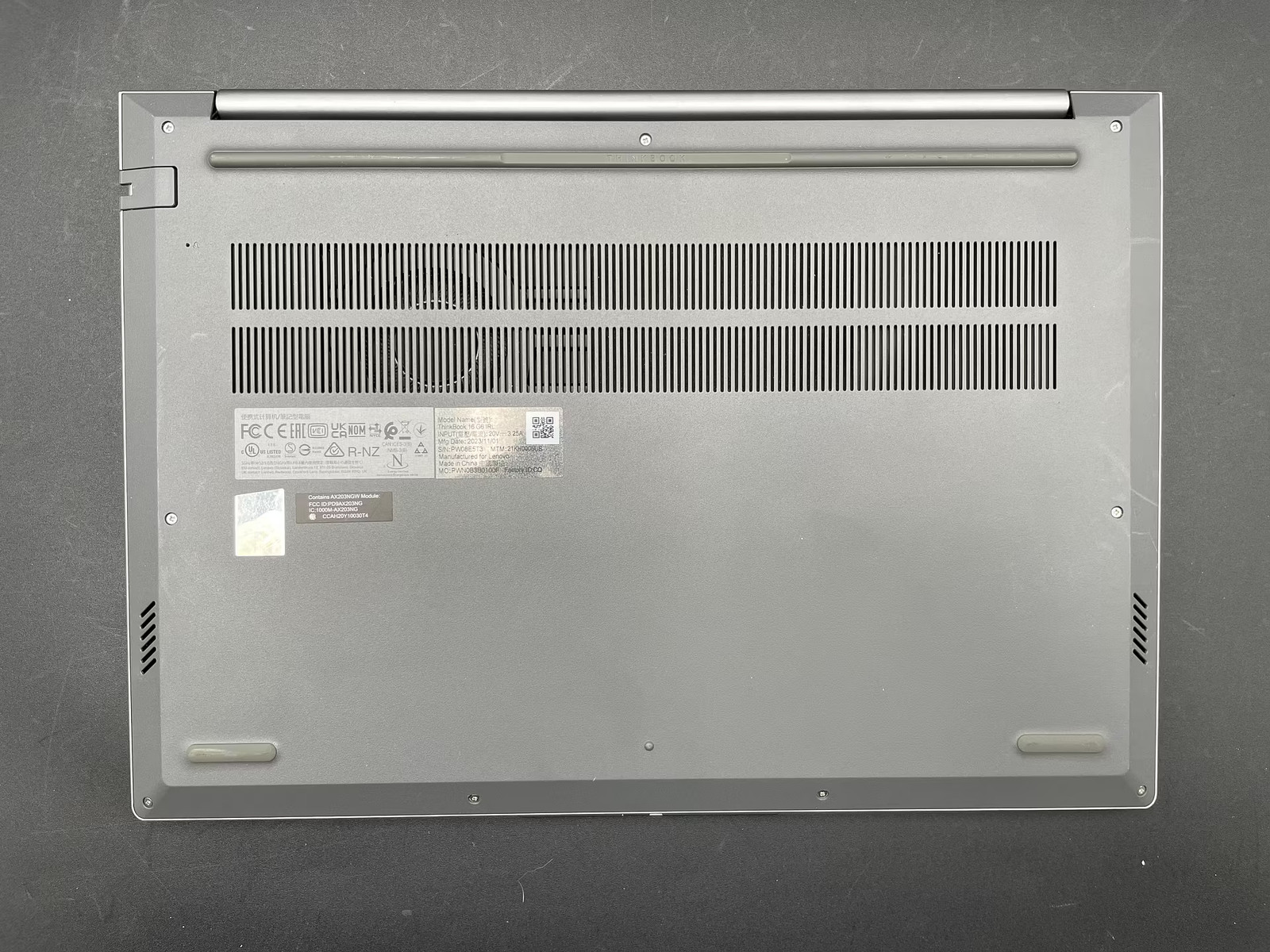 LENOVO ThinkBook 16 G6 IRL Used 16″ (i5-1335U-16GB-256 GB NVMe)