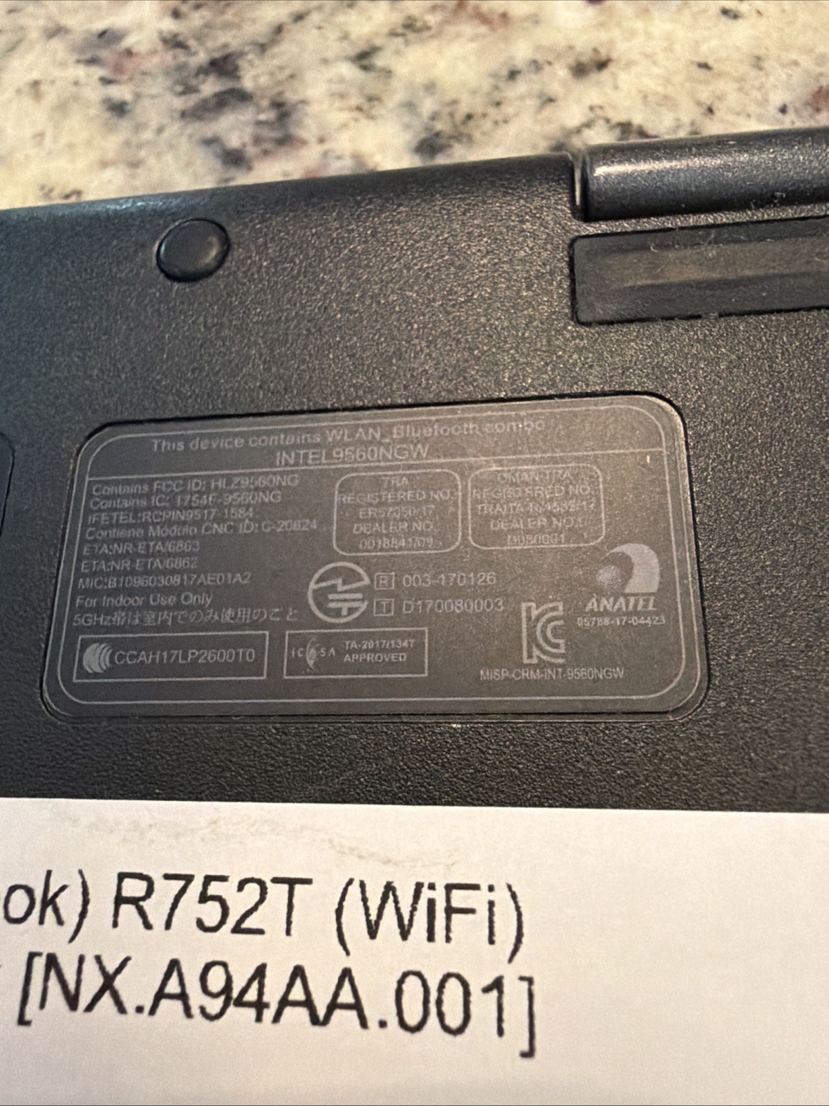 lenovo chromebook R752T 32Gb Clean Fast Shipping Power Cord Touchscreen