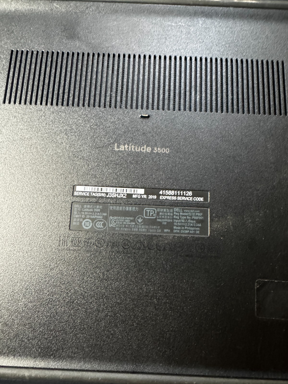 Dell Latitude 3500 15.6″ FHD i5-8265U 8gb Ram 256gb SSD W11 Pro *READ #6220