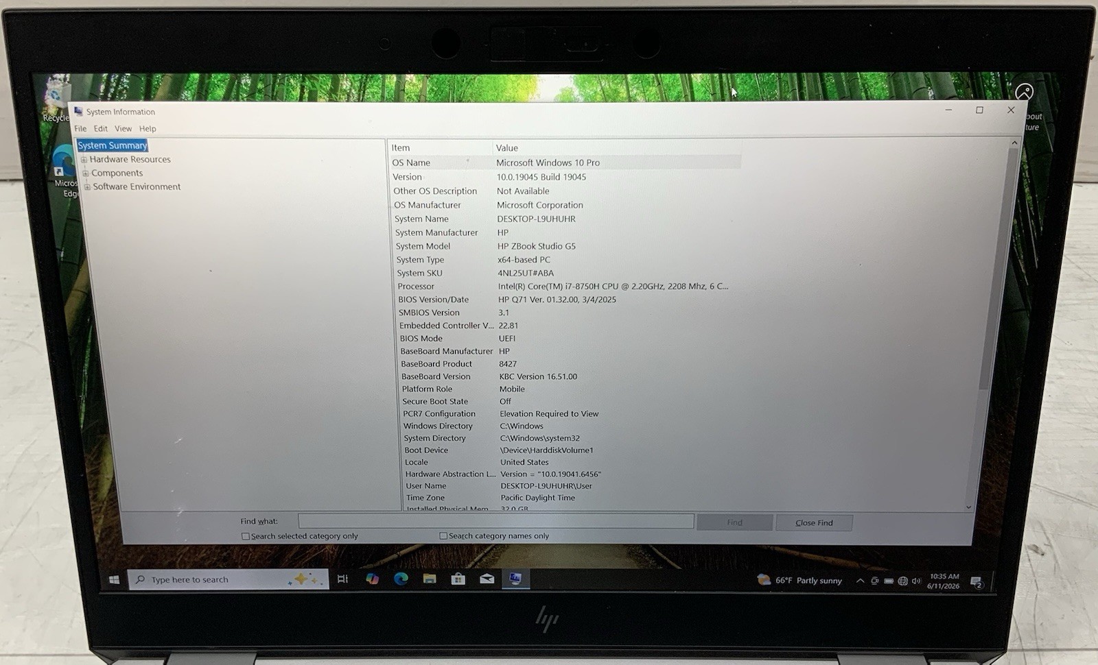 HP ZBook Studio G5 15.6″ – i7-8750H 32GB RAM, 512GB SSD, P1000, W10Pro