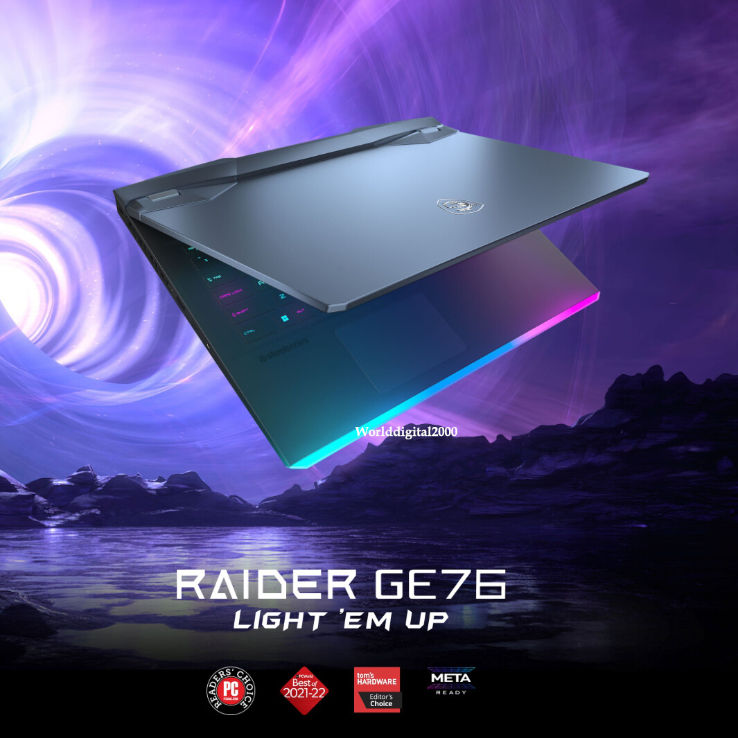 MSI Raider GE76 12UGS 12th-i9 16G SSD 1TB 17.3″ QHD 500nits 240Hz RTX3070 Ti 8G