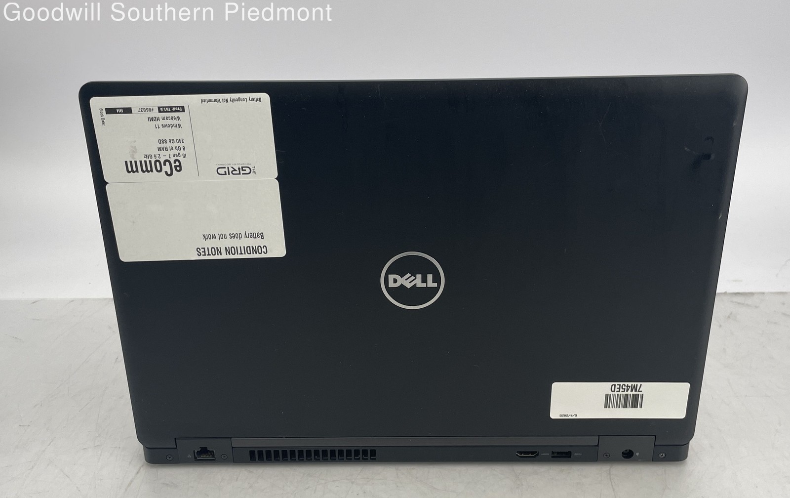 Dell Latitude 5580 i5 Gen 7 2.6GHz 8Gb RAM 240Gb SSD (Windows 11) – Tested
