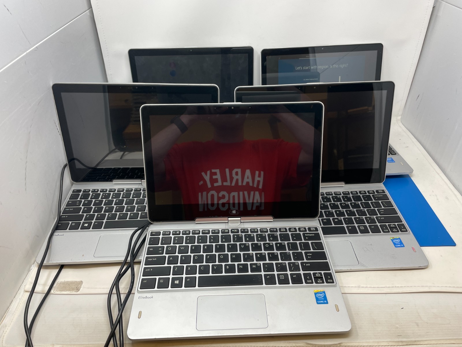 PARTS OR REPAIR: 5 HP EliteBook Revolve 810 G3 – i5 5200U 8GB RAM 256GB SSD