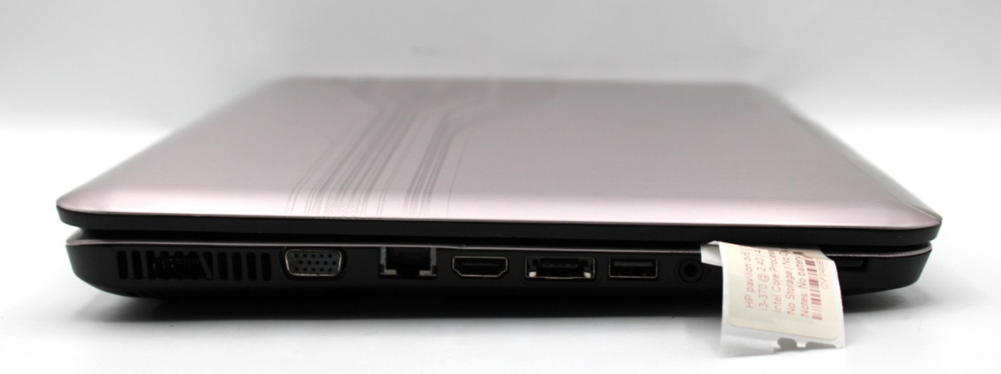HP Pavilion Dv6 i3-370@2.4GHz 4GB DDR3 NO STORAGE OR OS OR BATTERY *USED/TESTED*