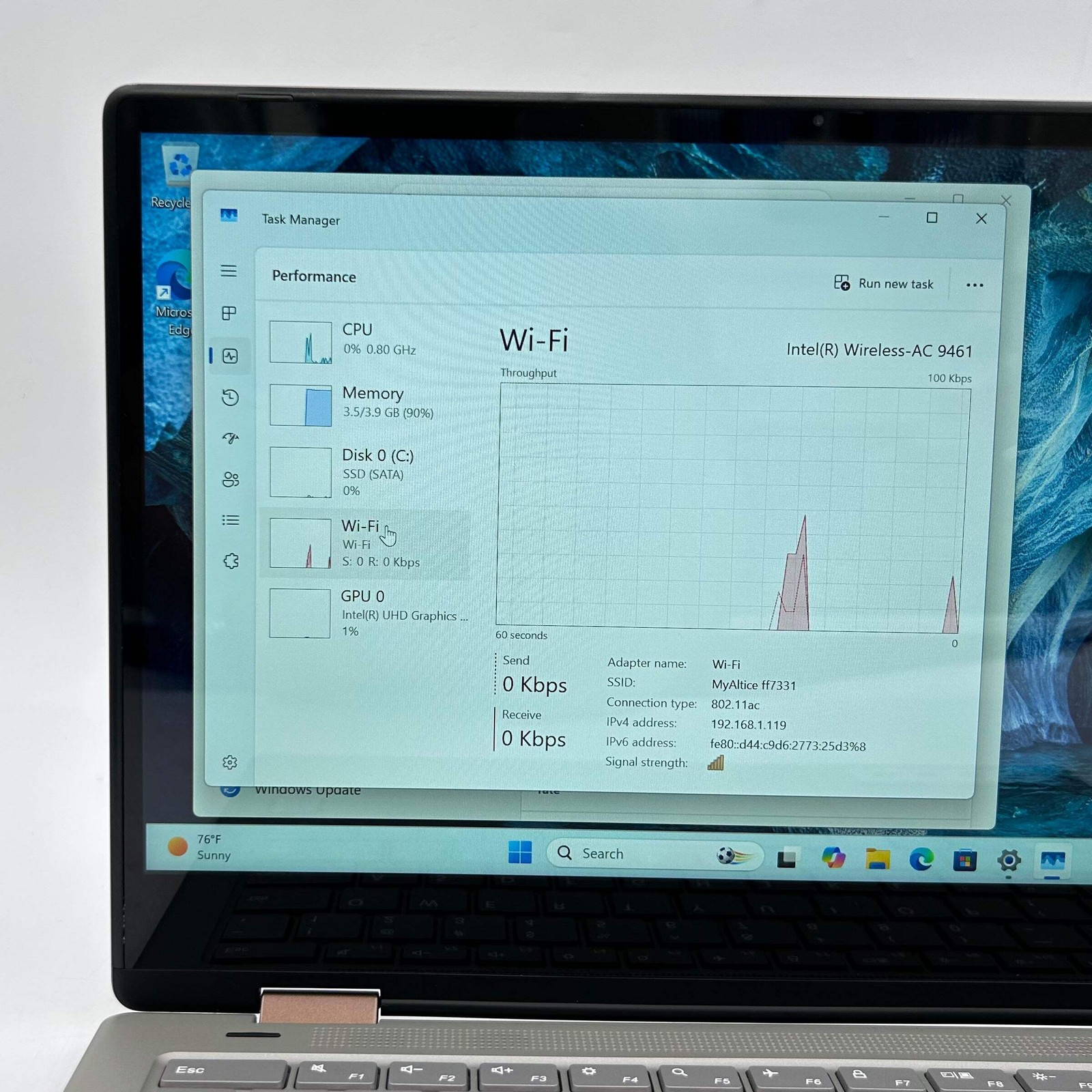 Onn Laptop 100002434 13.3″ i3-8145U 2.1GHz 4GB RAM 128GB SSD
