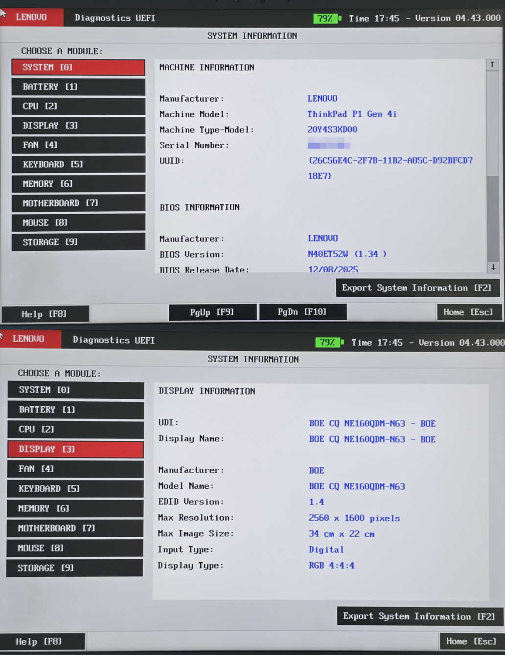 Lenovo ThinkPad P1 Gen 4 i7-11850H 32GB 16″ 2560×1600 NVIDIA RTX 3080 1TB SSD