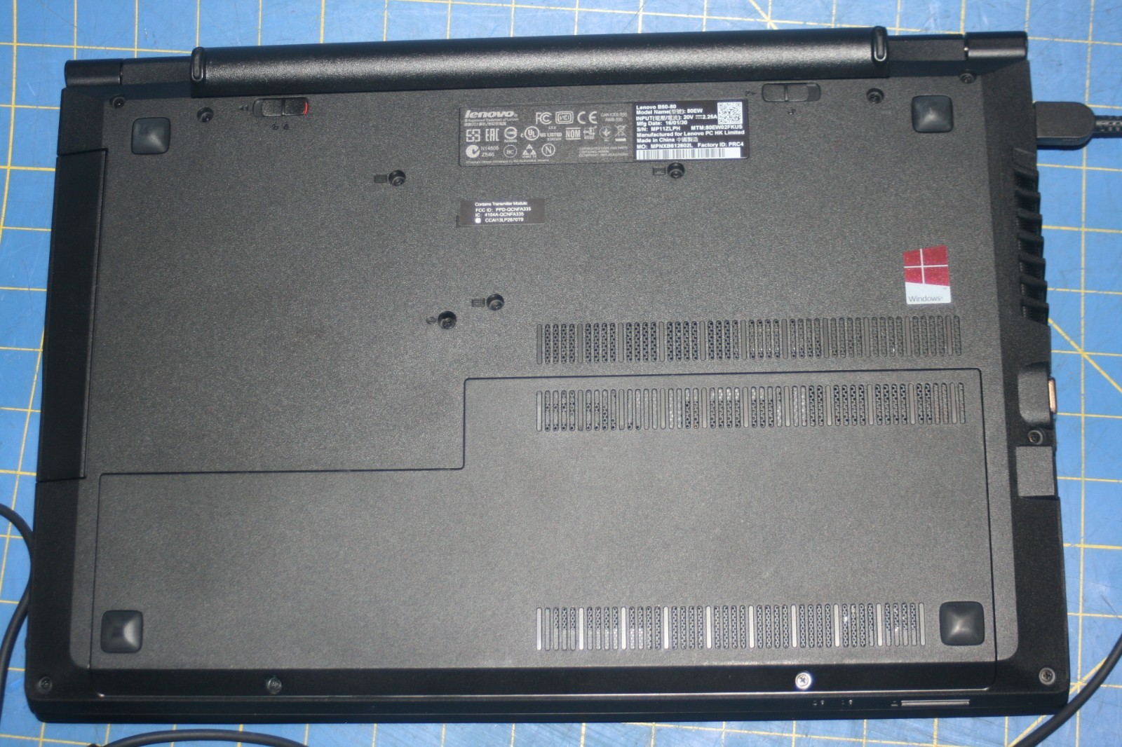 Lenovo B50-80 Laptop Intel Celeron CPU 3215U 1.7GHz 4GB RAM 240GB SSD UBUNTU